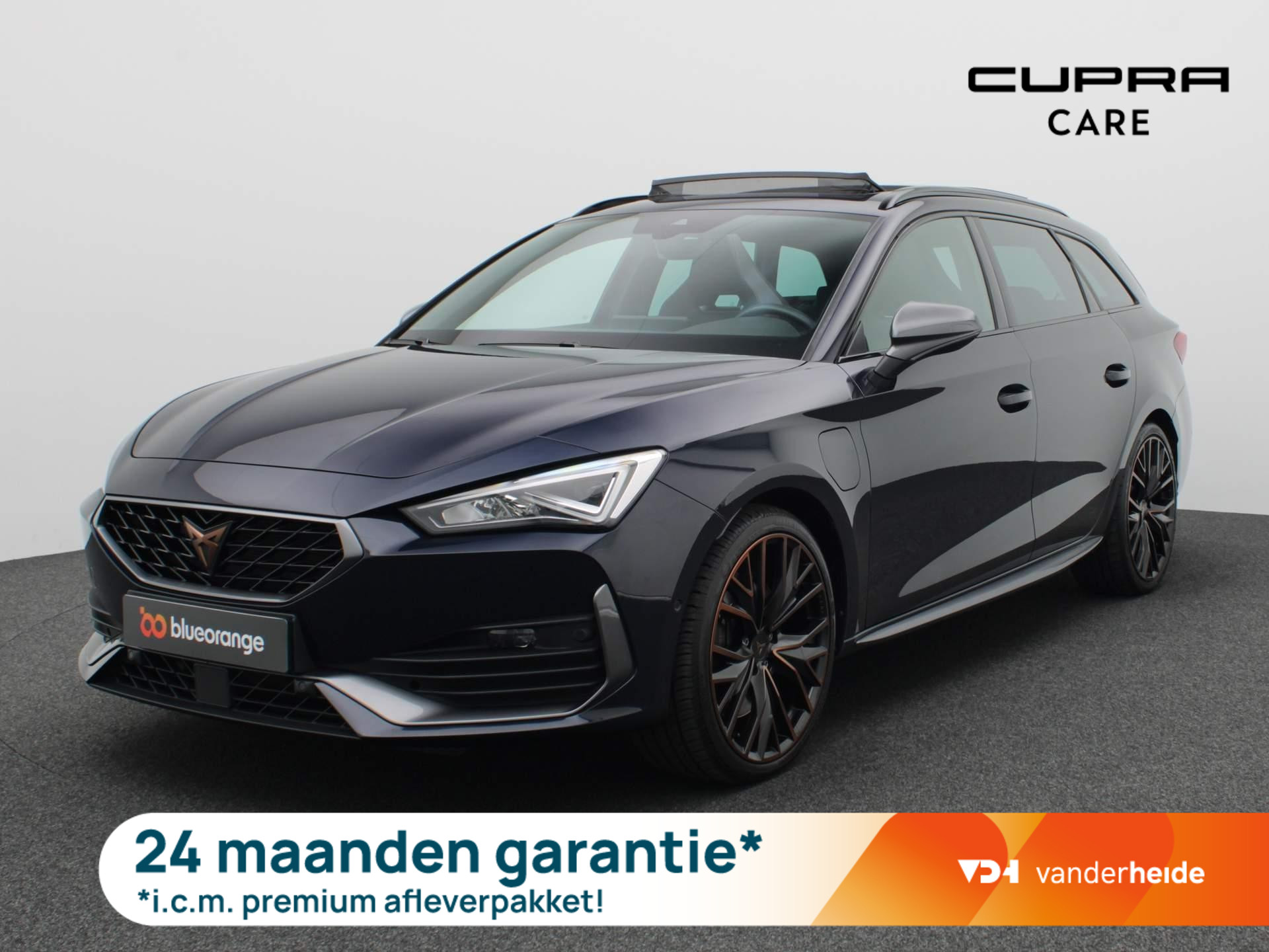 CUPRA Leon Sportstourer 1.4 e-Hybrid VZ Performance Panoramadak, skirts, achteruitrijcamera, elektrische achterklep, side assist, elektrisch verstelbare stoelen