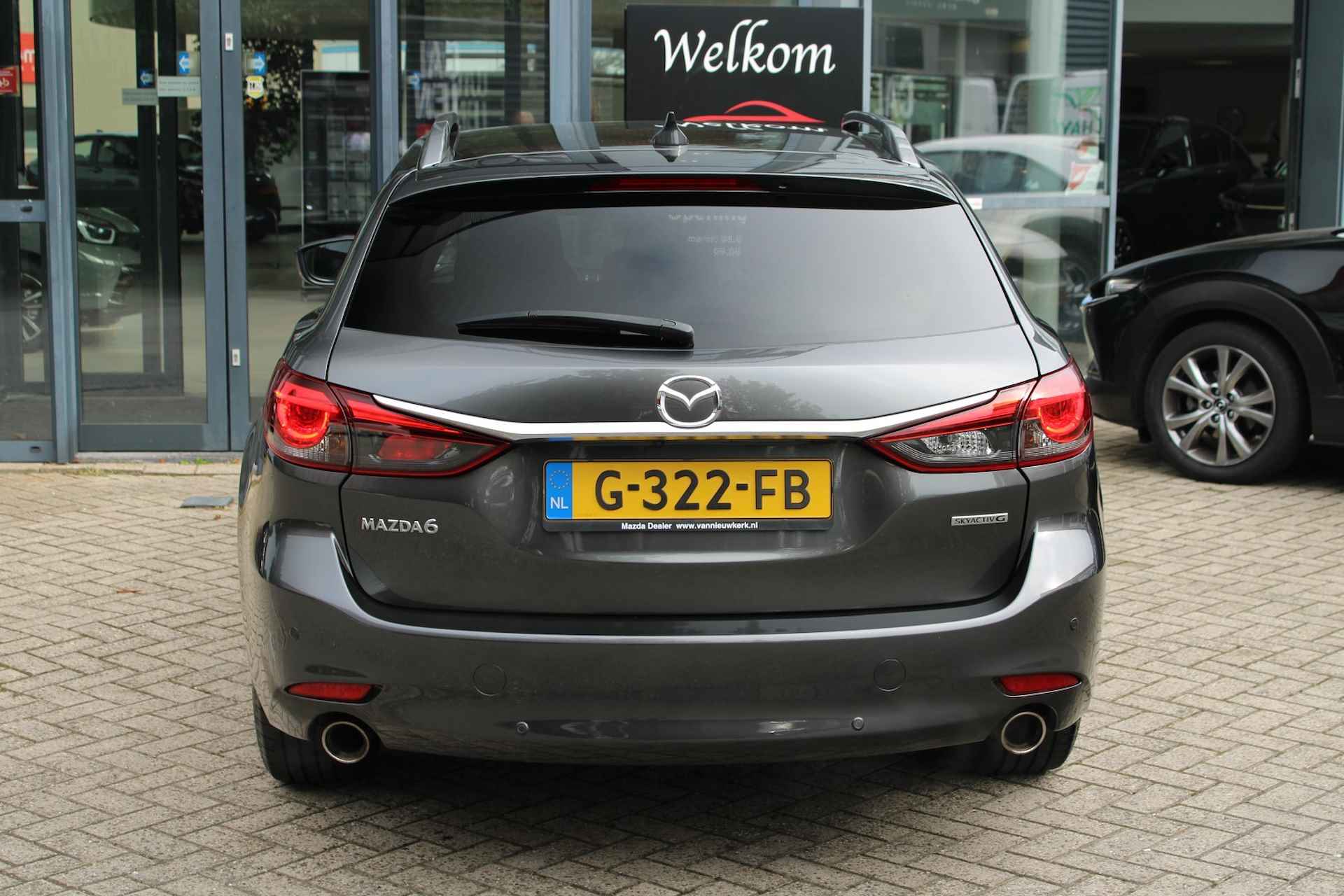 MAZDA 6 Sportbreak 2.0 SKYACTIV-G 165PK 6AT Comfort + Comfort Plus pakket Stoelkoeling BOSE Leder HUD - 12/40