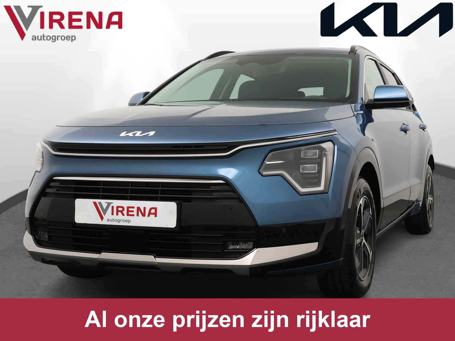 Kia Niro 1.6 GDi Hybrid DynamicPlusLine - Navigatie - Apple Carplay/Android Auto - Parkeersensoren voor en achter - Fabrieksgarantie tot 2031 - 1/50