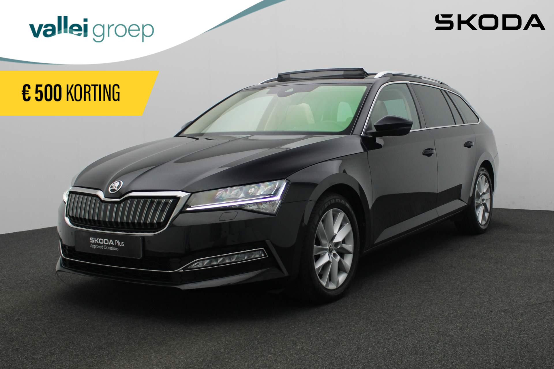 Skoda Superb Combi 1.4 TSI 218PK DSG iV Style | Pano | Elektr. voorstoelen | Keyless | Navi | Adaptief onderstel | Camera | Leder/alcantara | Apple Carplay / Android Auto