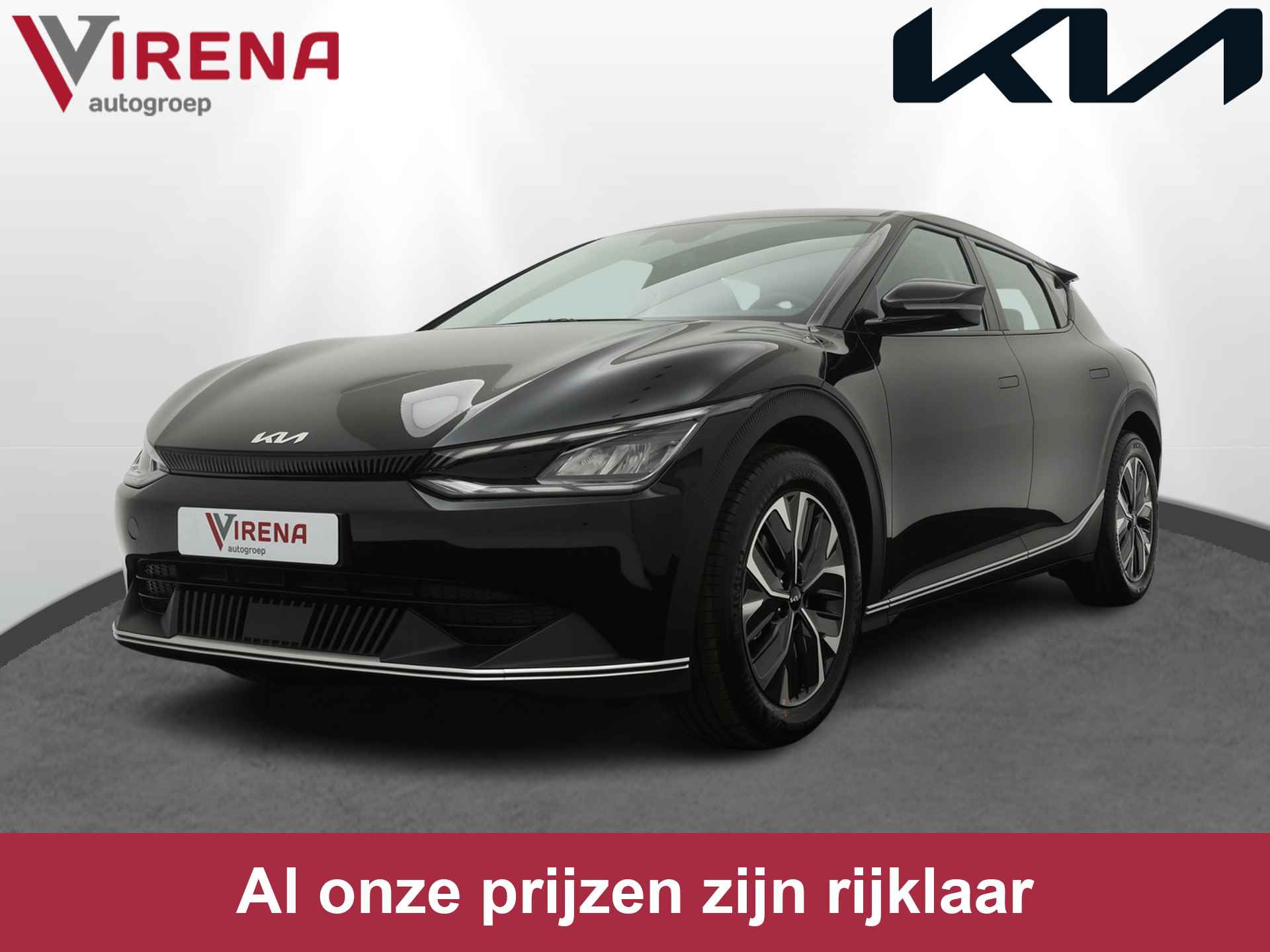 Kia Ev6 Light 58 kWh * Rijdende Demo * - Navigatie - Cruise Control - Apple CarPlay / Android Auto - Achteruitrijcamera - Parkeerhulp achter - Privacy Glass achter - Fabrieksgarantie tot 2031 - 1/51