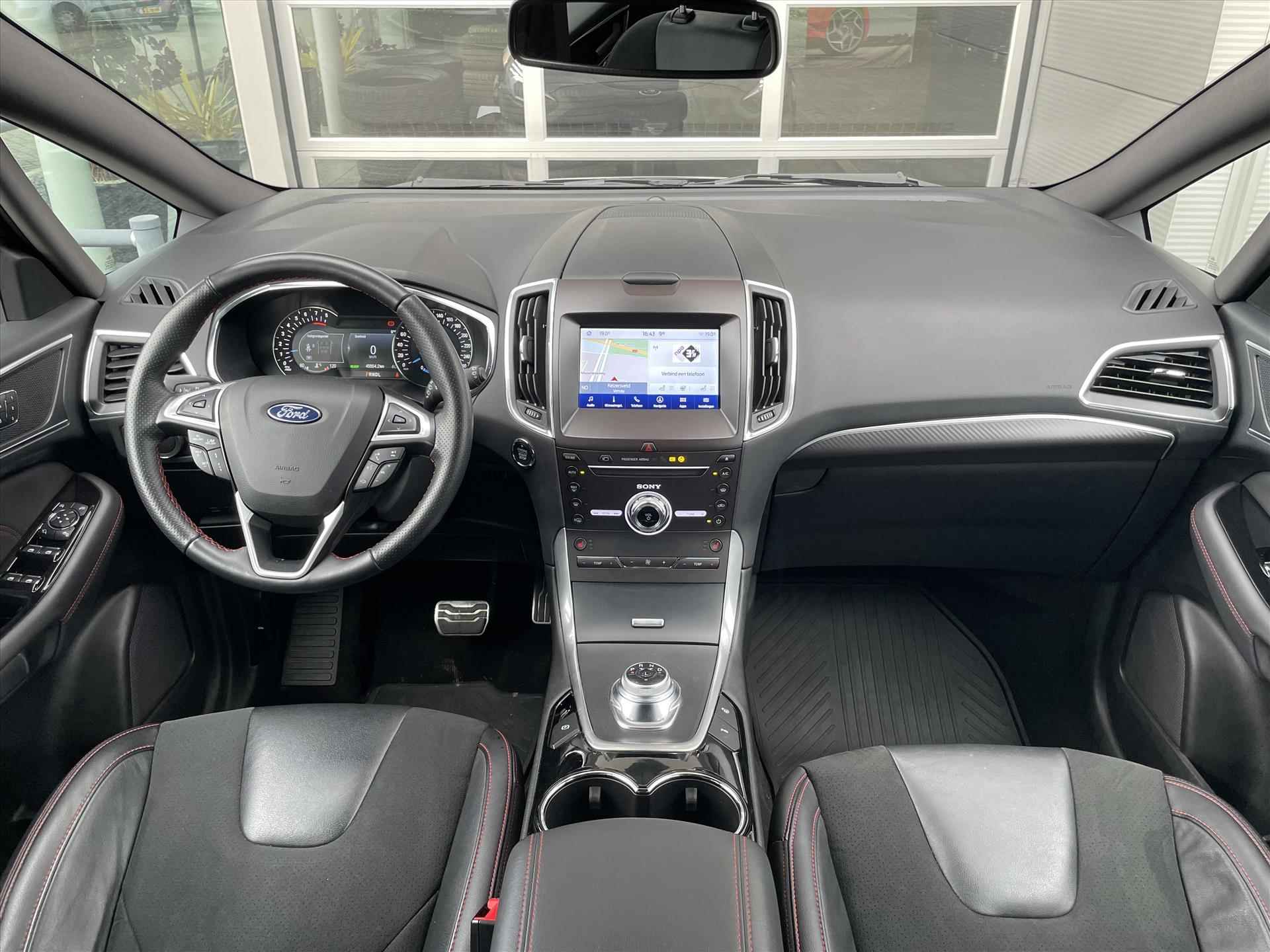 FORD S-Max 2.5 Hybrid Automaat ST-line | 7-zits | Adaptive Cruise |  Apple Carplay & Android Auto | Winterpack | Parkeercamera | - 17/39