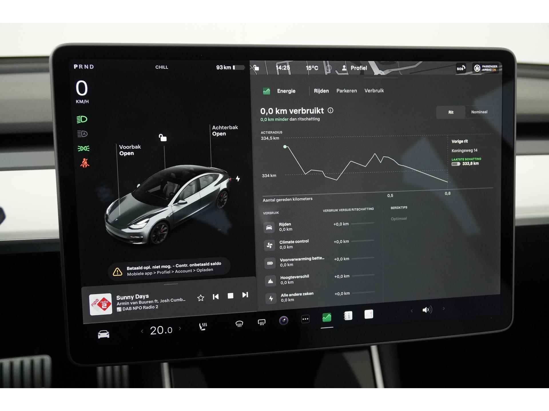 Tesla Model 3 Performance AWD Dual | 1e eigenaar | Camera | Adapt.cruise | Premium audio | Long Range Zondag Open! - 15/50
