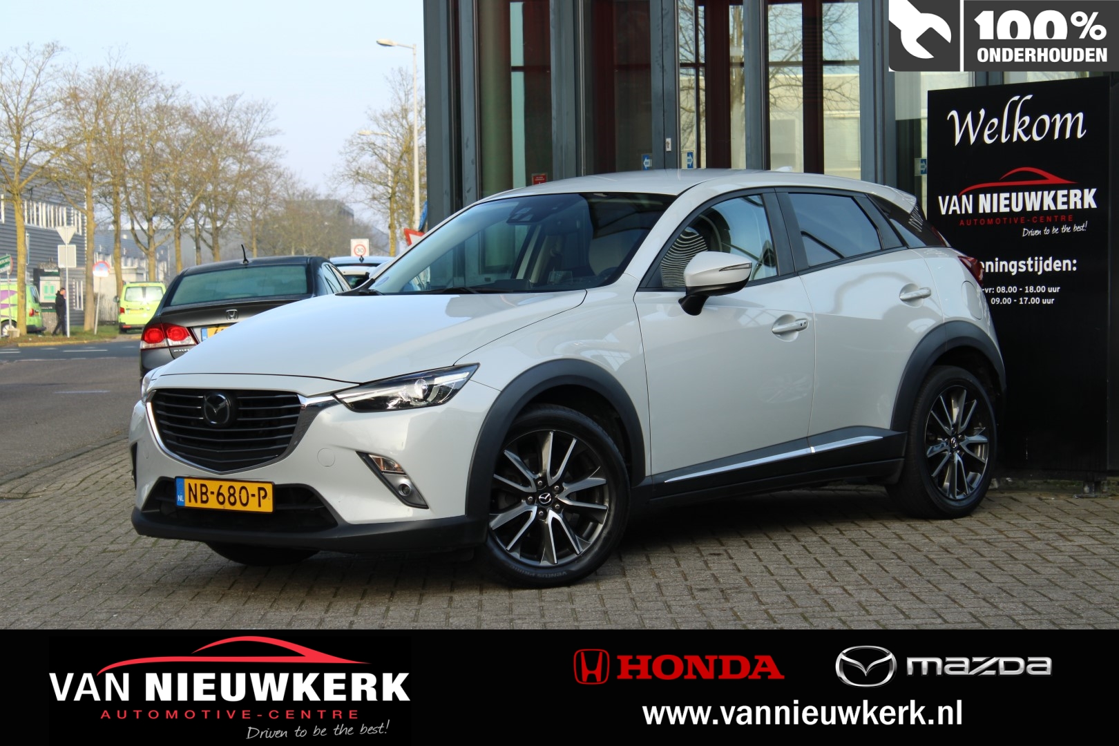 Mazda Cx-3 2.0 SKYACTIV-G 150pk 4WD Automaat GT-M Trekhaak Dealer Onderhouden BOSE Adap Cruise