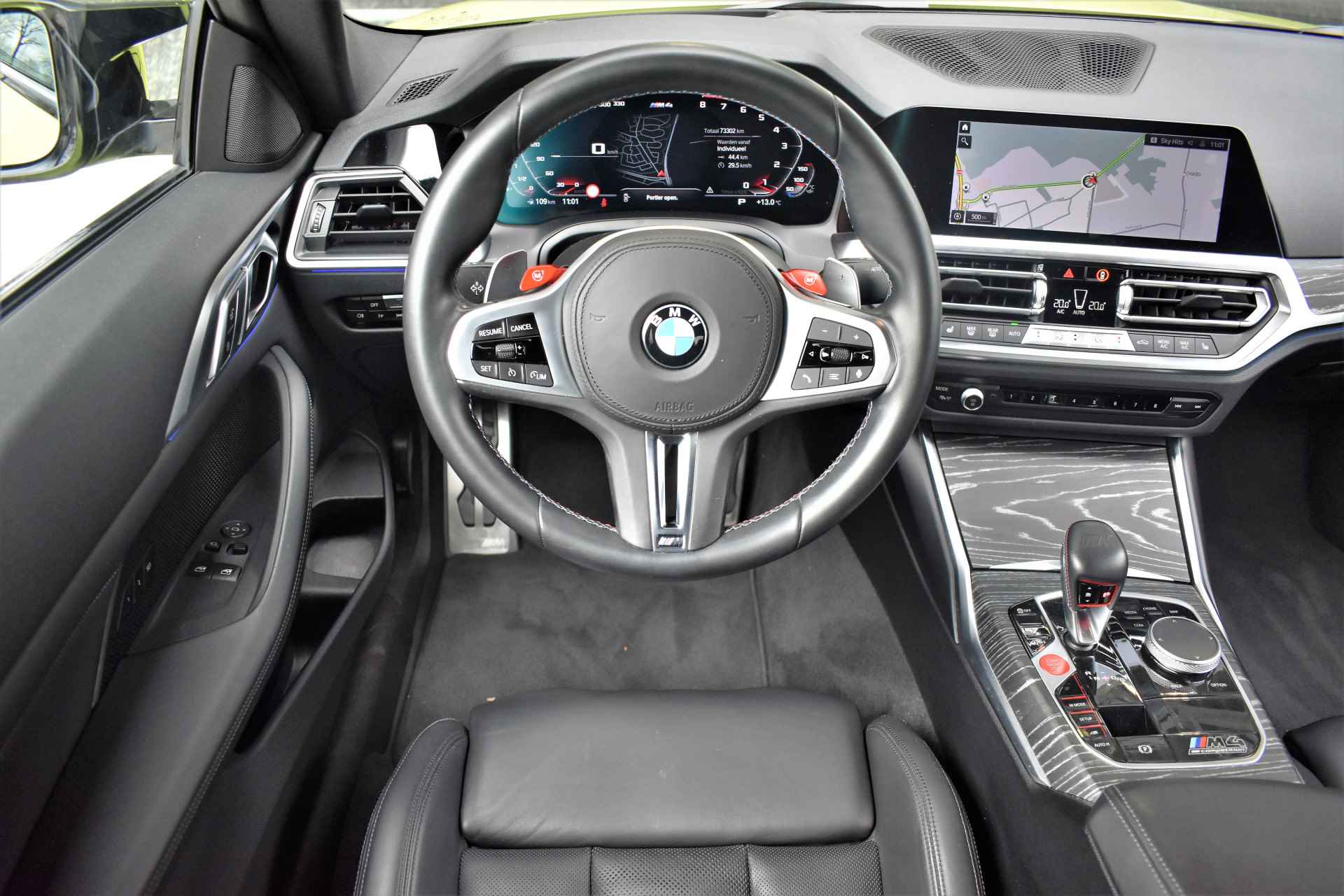 BMW 4 Serie Coupé M4 xDrive Competition Automaat / M Sportstoelen / M Adaptief onderstel / Stoelverwarming / Head-Up / Cruise Control / Live Cockpit Professional / Getint glas achter - 35/53