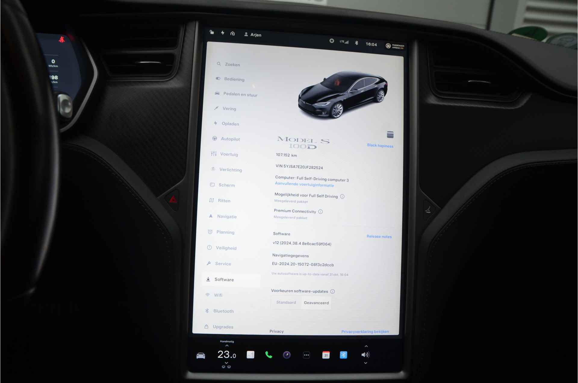 Tesla Model S 100D Enhanced AutoPilot3.0+FSD, 21", Leder, MARGE - 22/34