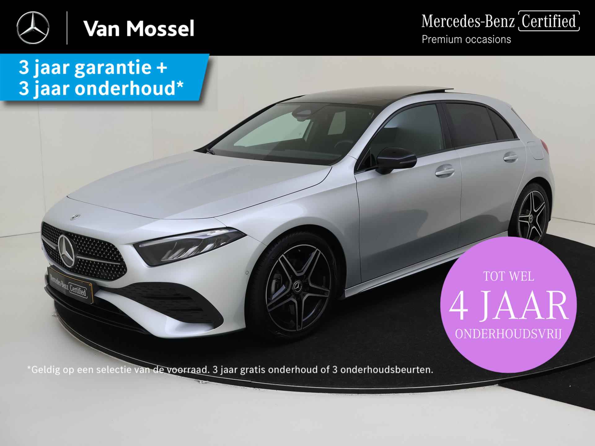 Mercedes-Benz A-klasse 180 AMG Line / Stoelverwarming / Achteruitrijcamera / Panaroma-schuifdak / Night-Pakket / - 1/33