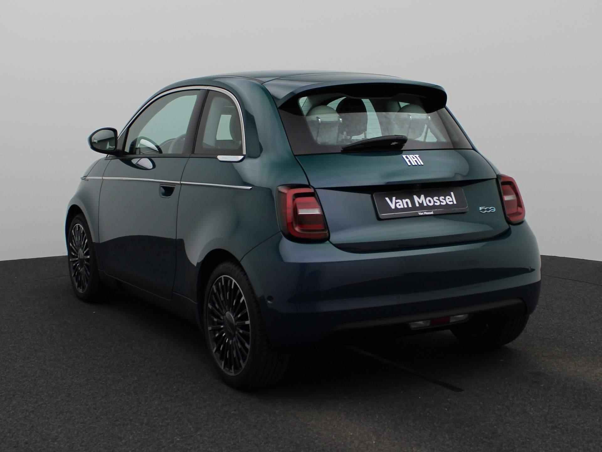 Fiat 500e La Prima 42 kWh | Leder | Navi | ECC | Cam | PDC | LMV | LED | - 4/32