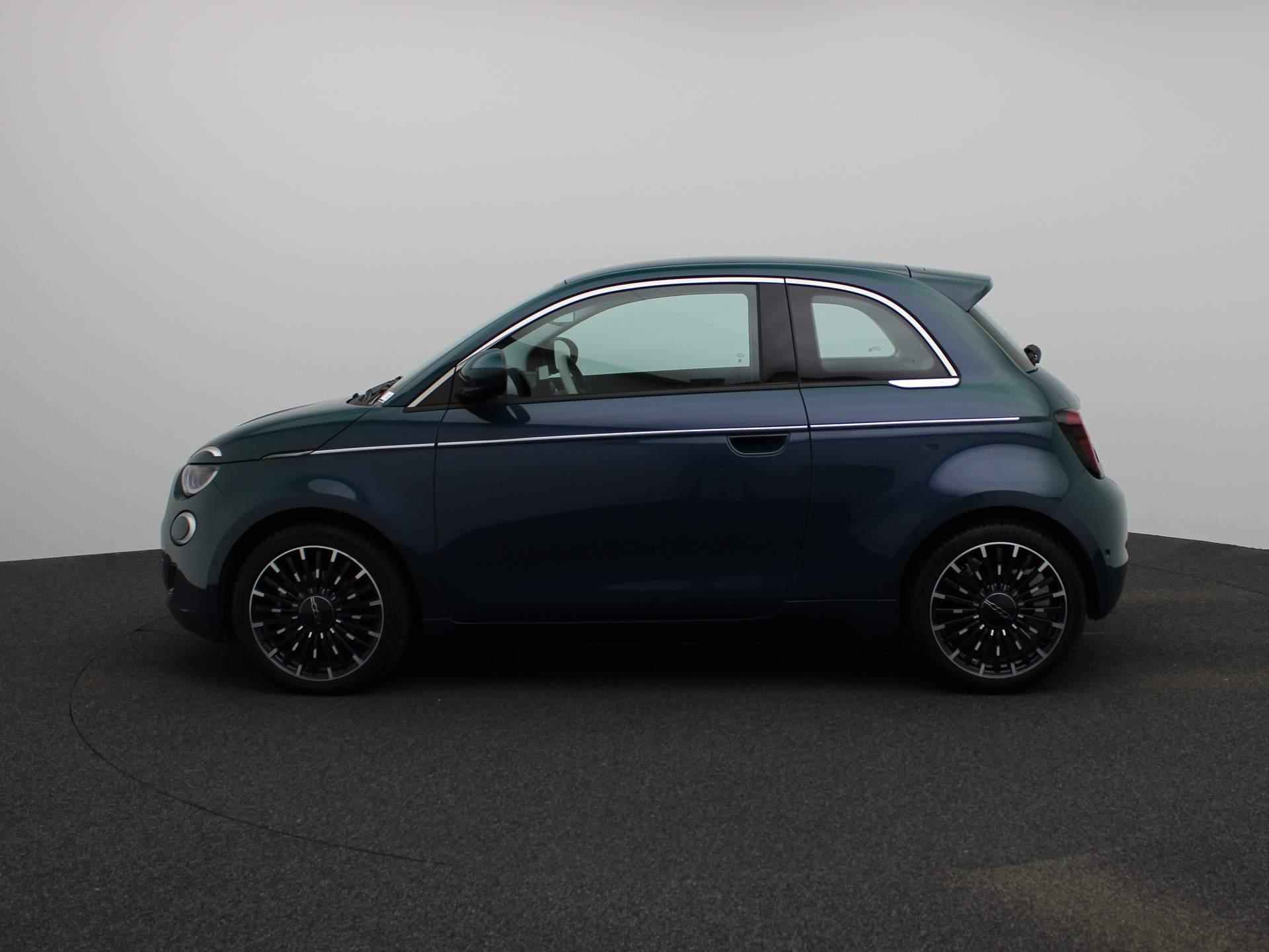 Fiat 500e La Prima 42 kWh | Leder | Navi | ECC | Cam | PDC | LMV | LED | - 6/32