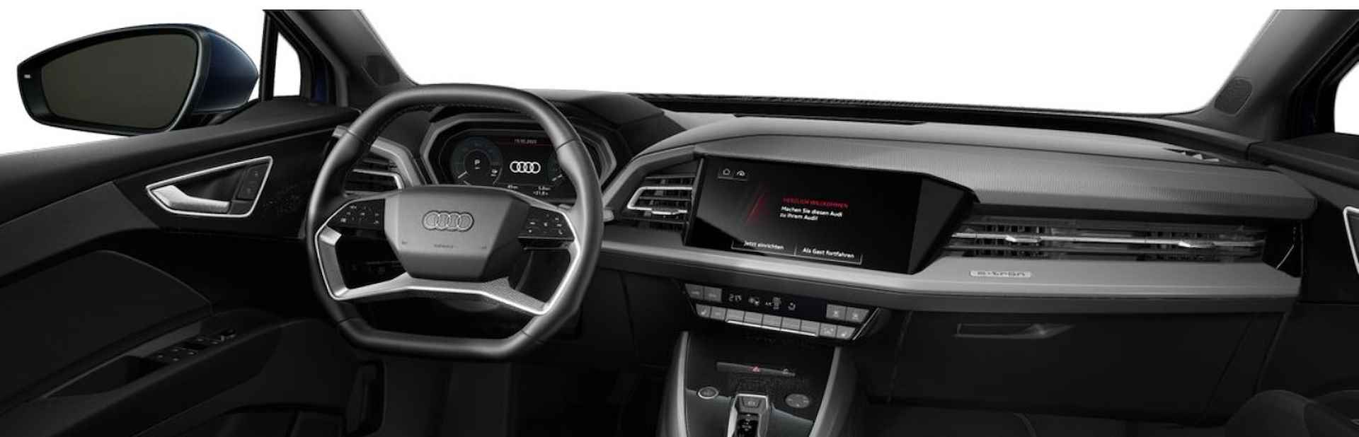 Audi Q4 e-tron 45 Advanced edition 82 kWh | Het voordeel is € 2.989,- | Assistentiepakket plus | Comfortpakket | Optiek zwart | Privacy glass | Verwacht week 22 - 7/7