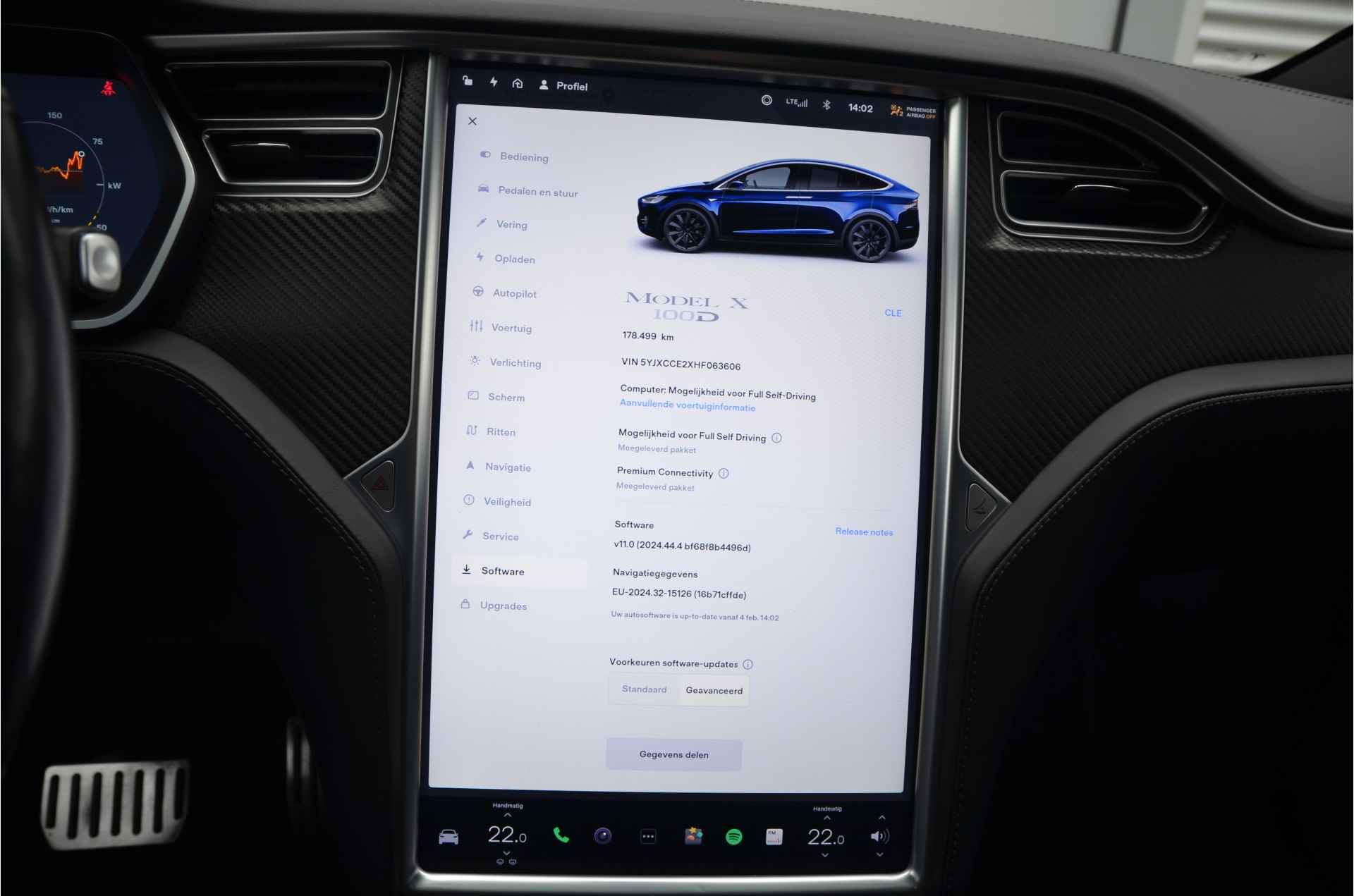 Tesla Model X 100D AutoPilot3.0+FSD (twv 7.500,-), Trekhaak, 22" wielen - 24/34