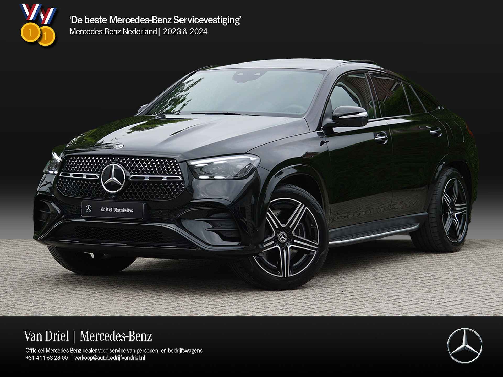 Mercedes-Benz GLE Coupé GLE 400 e 4M Coupé AMG Line Night Facelift | Airmatic Rijassistentie Trekhaak Burmester Panorama