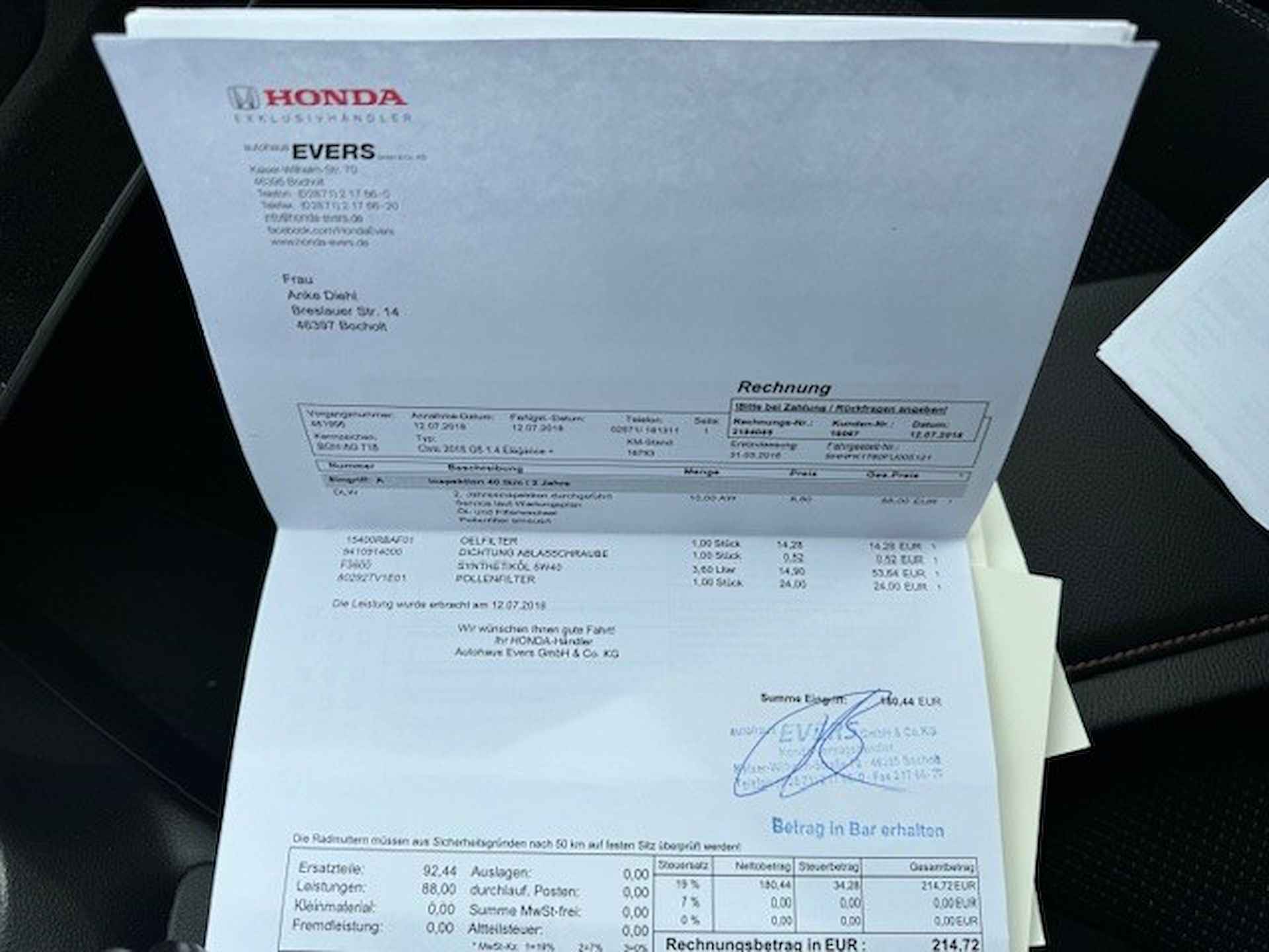 Honda Civic 1.4 100pk Elegance Business Edition - 37/40