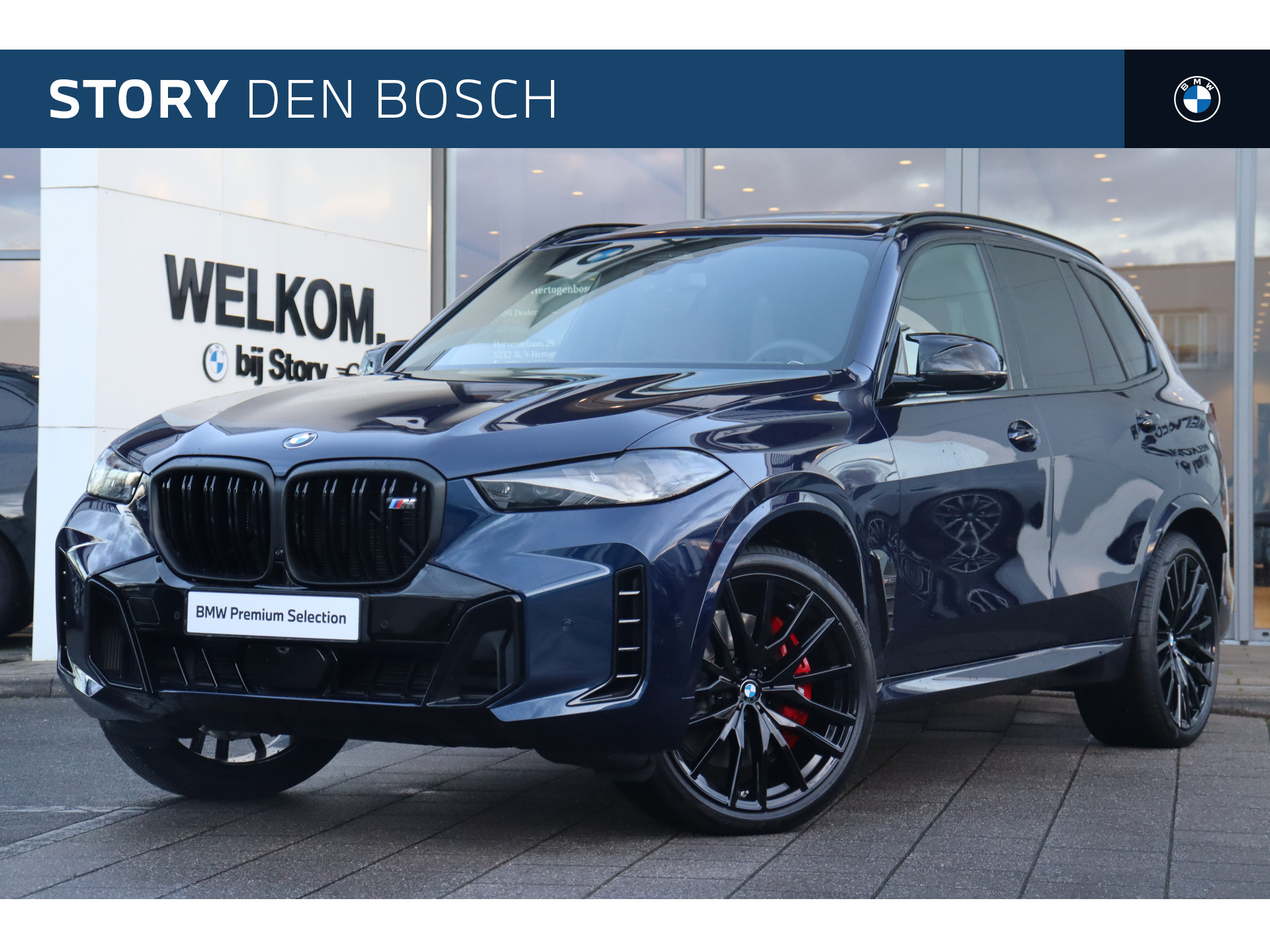 BMW X5 M60i xDrive High Executive Automaat / Panoramadak Sky Lounge / Massagefunctie / Adaptief M Onderstel Professional / Bowers & Wilkins / Parking Assistant Professional / Soft-Close