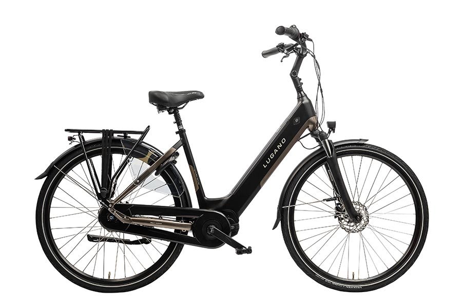 Lugano Elo De Luxe N8 Dames Jet Black/Stone Grey 58cm 2024