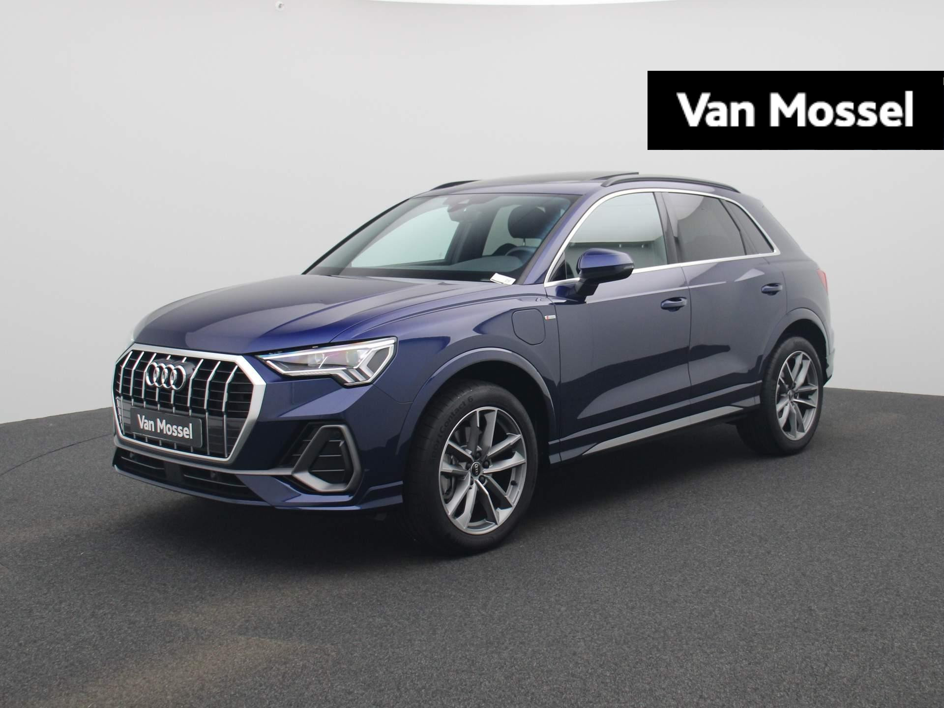 Audi Q3 45 TFSI e S edition 245 PK | S-line | Automaat | Navigatie | Camera | Panoramadak | Adaptive Cruise Control | Climate Control | Stoelverwarming | Virtual Cockpit | LED | Lichtmetalen velgen | Privacy glass |