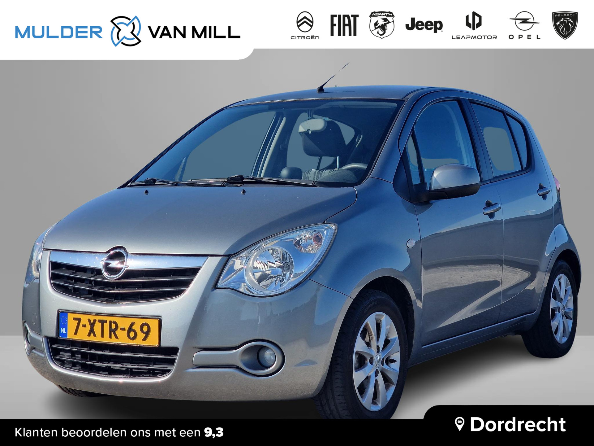 Opel Agila 1.0 68pk Berlin+ |VERHOOGDE INSTAP|AIRCO|ISOFIX|LEDER STUUR|