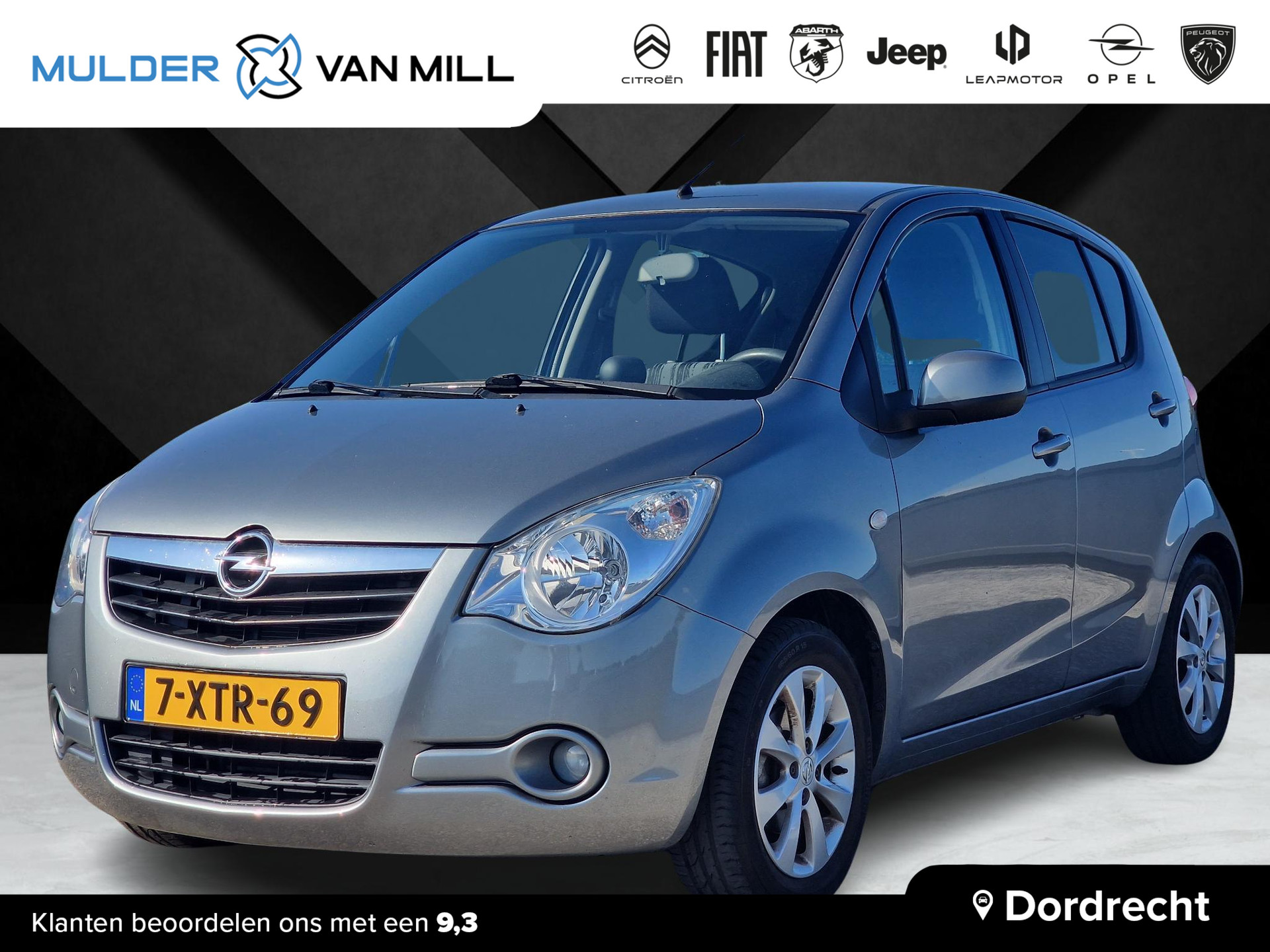 Opel Agila 1.0 68pk Berlin+ |VERHOOGDE INSTAP|AIRCO|ISOFIX|LEDER STUUR|