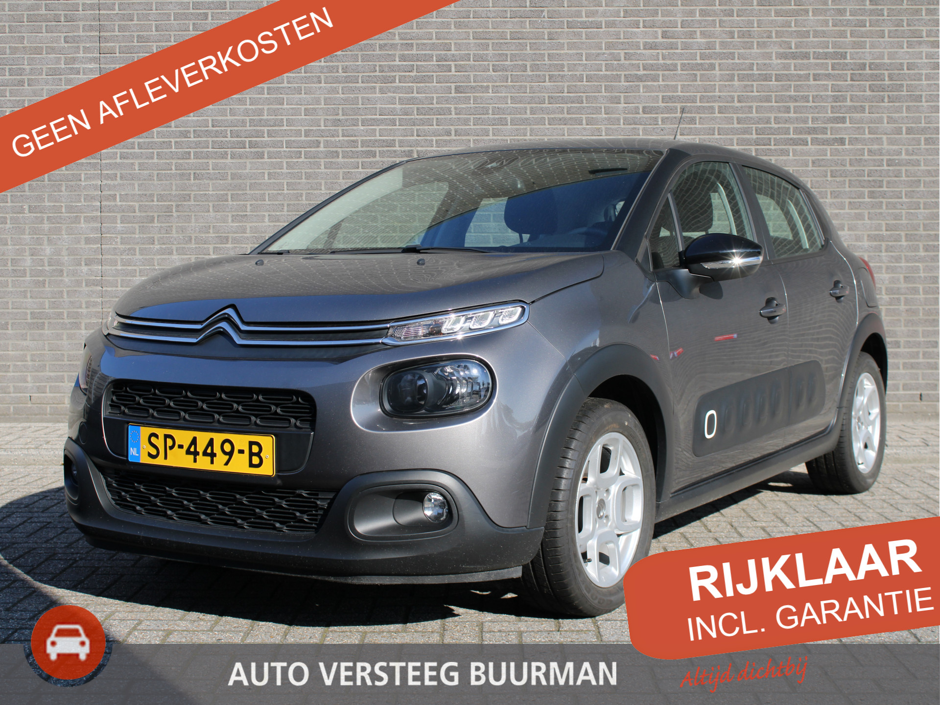 Citroën C3 1.2 PureTech S&S Feel 110PK Automaat Cruise/Climate control, Navigatie, Apple carplay/Android auto,