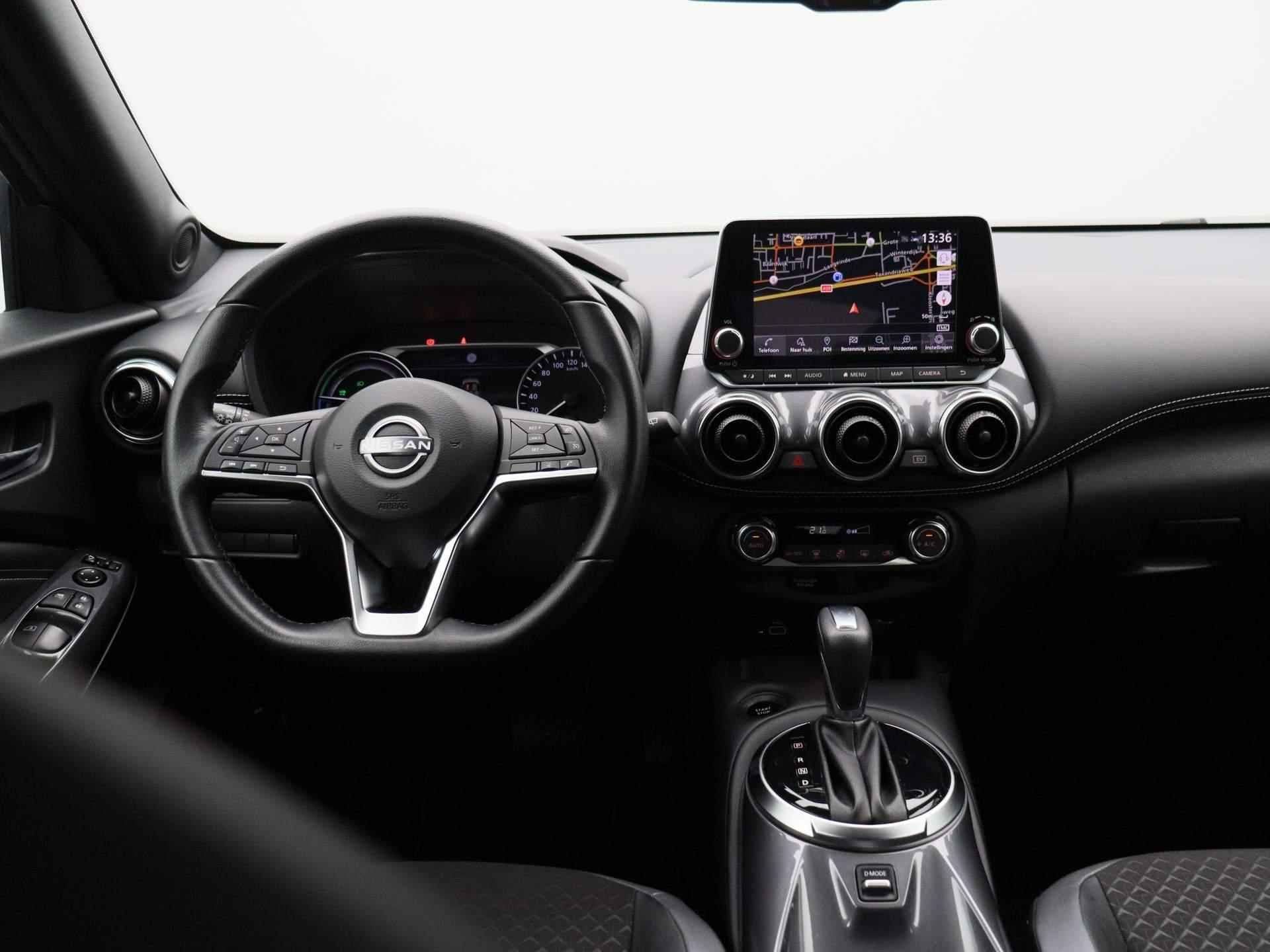 Nissan Juke 1.6 Hybrid N-Design 143pk | Automaat | Navigatie | Achteruitrijcamera | Half-Leder | Parkeersensoren voor & achter | Apple CarPlay & Android Auto - 9/32