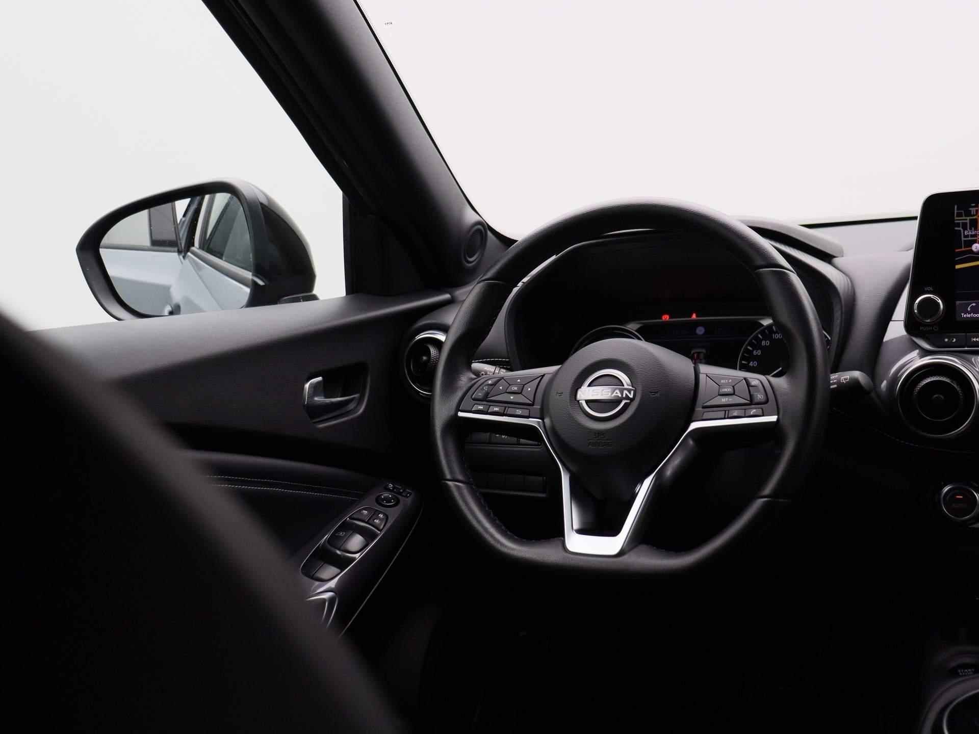 Nissan Juke 1.6 Hybrid N-Design 143pk | Automaat | Navigatie | Achteruitrijcamera | Half-Leder | Parkeersensoren voor & achter | Apple CarPlay & Android Auto - 12/32