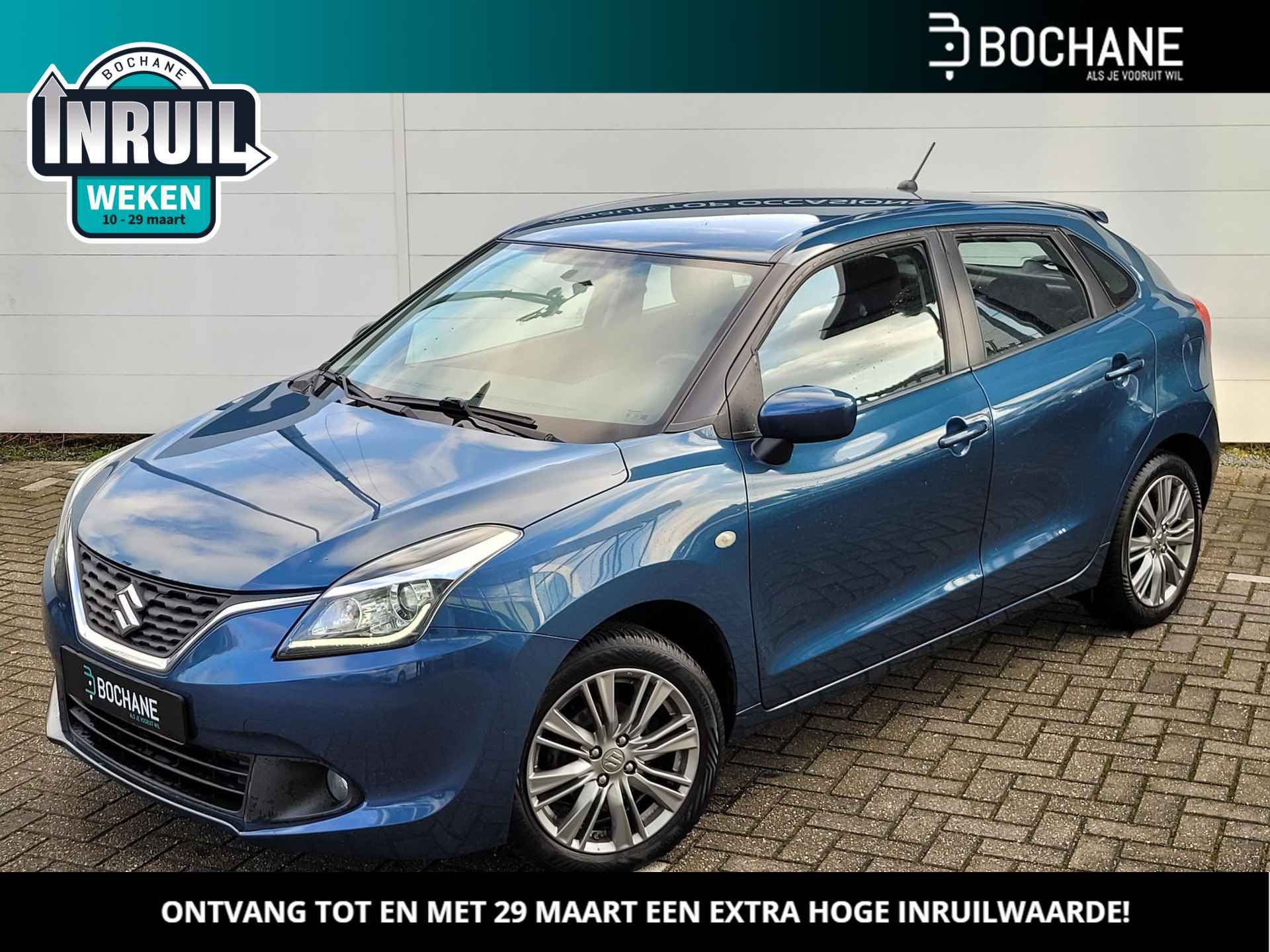 Suzuki Baleno 1.2 Exclusive | Dealer Onderhouden | Cruise Control | Airco | Trekhaak | 4-Seizoenbanden