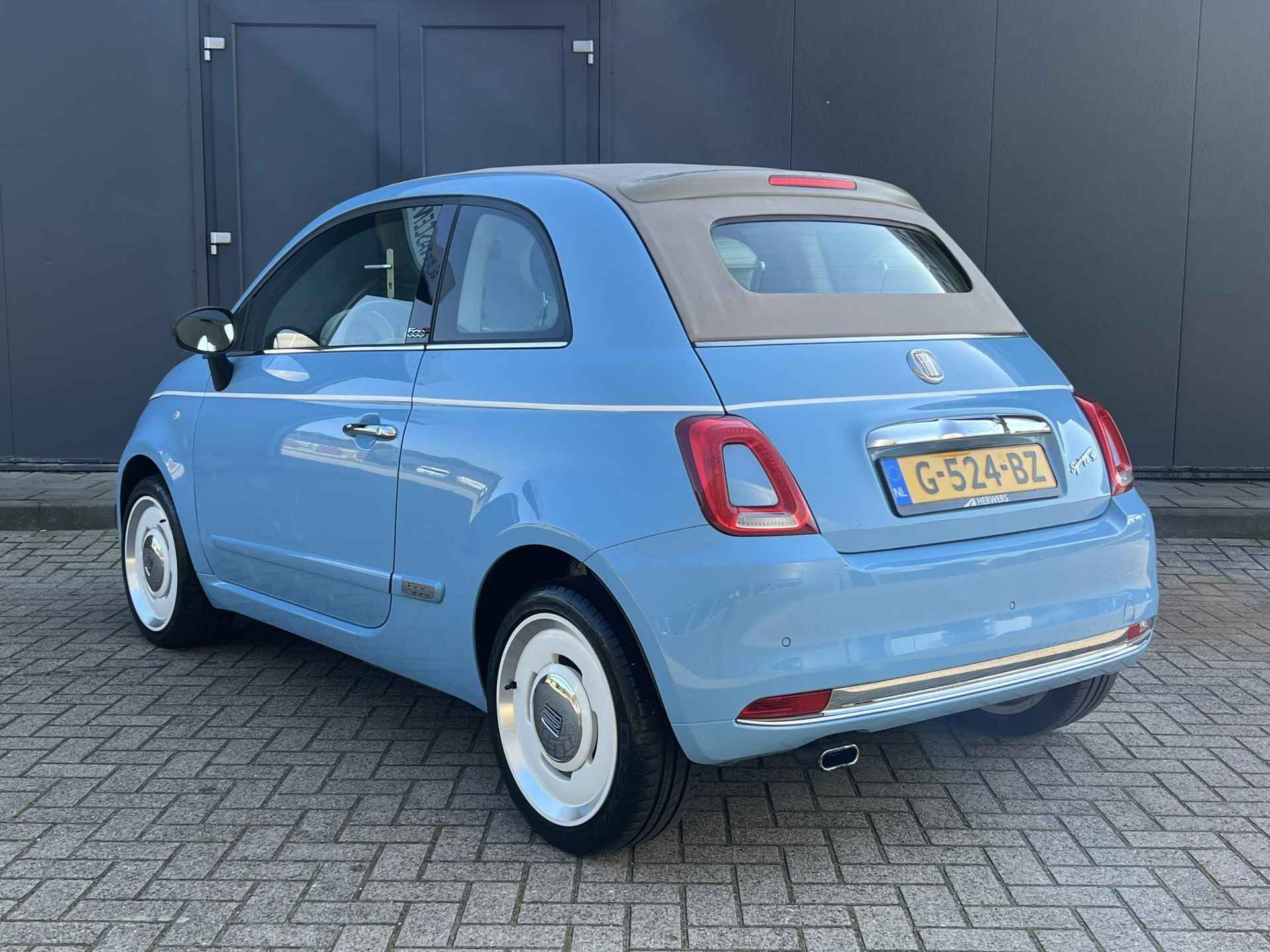 Fiat 500 C 0.9 TwinAir Turbo Spiaggina 58 Cabriolet / Navigatie / Sensoren Achter / Cruise Control / Climate Control  / Bluetooth / Elektrisch dak / NAP / DAB - 13/26