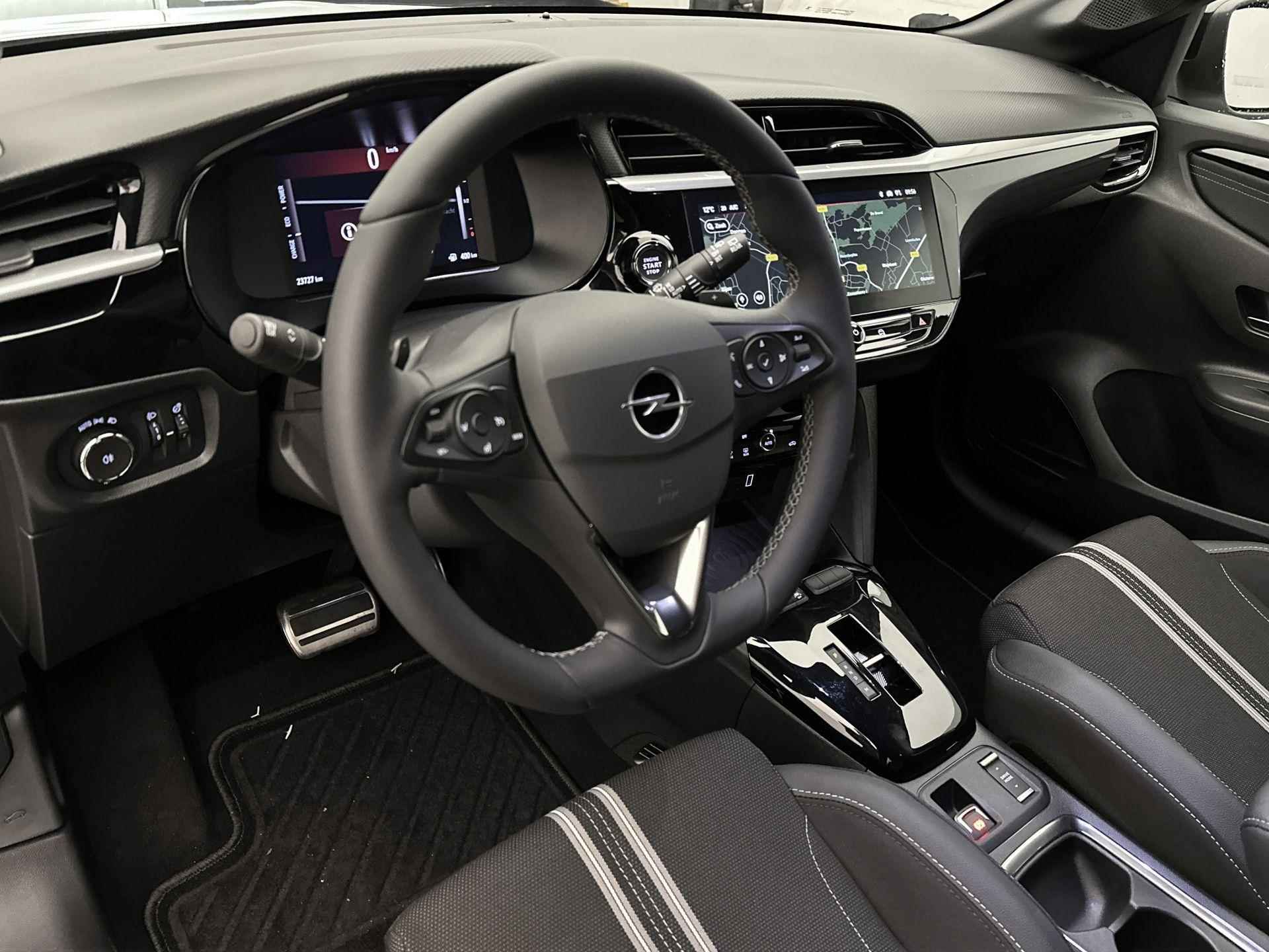 Opel Corsa GS Hybrid 100 pk Automaat | Navigatie | Achteruitrijcamera | Parkeersensoren Voor en Achter | Sportstoelen | LED Koplampen | Dodehoek Detectie | Keyless Entry/Start | Climate Control | Cruise Control | 16" Lichtmetalen Velgen | Apple Carplay/Android Auto | - 10/33