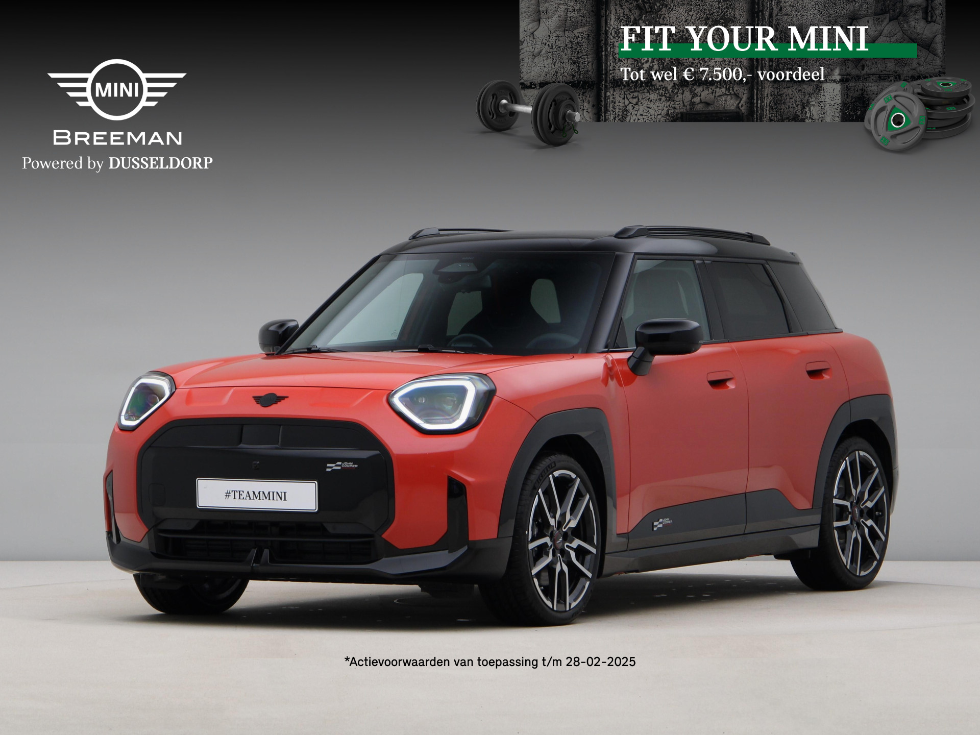 MINI Aceman SE John Cooper Works Pakket XL PRIVATE LEASE EUR 615,- (48 mnd/10.000 km)