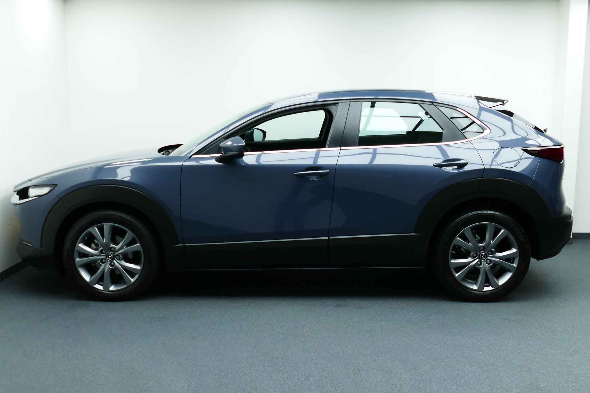 Mazda CX-30 2.0 e-SkyActiv-X M Hybrid Comfort 1-Eig. Adaptief Cruise, Stoel&StuurVerw, Camera, 18"LMV, Haak 1300kg - 9/38