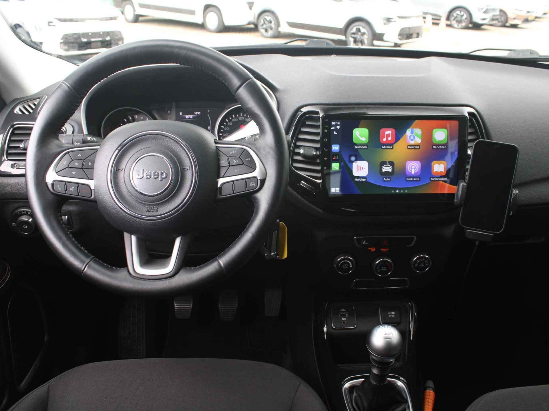 Jeep Compass 1.4 Turbo 140pk Sport | Airco | Cruise | Apple Carplay | 18" | BlackLine - 6/26
