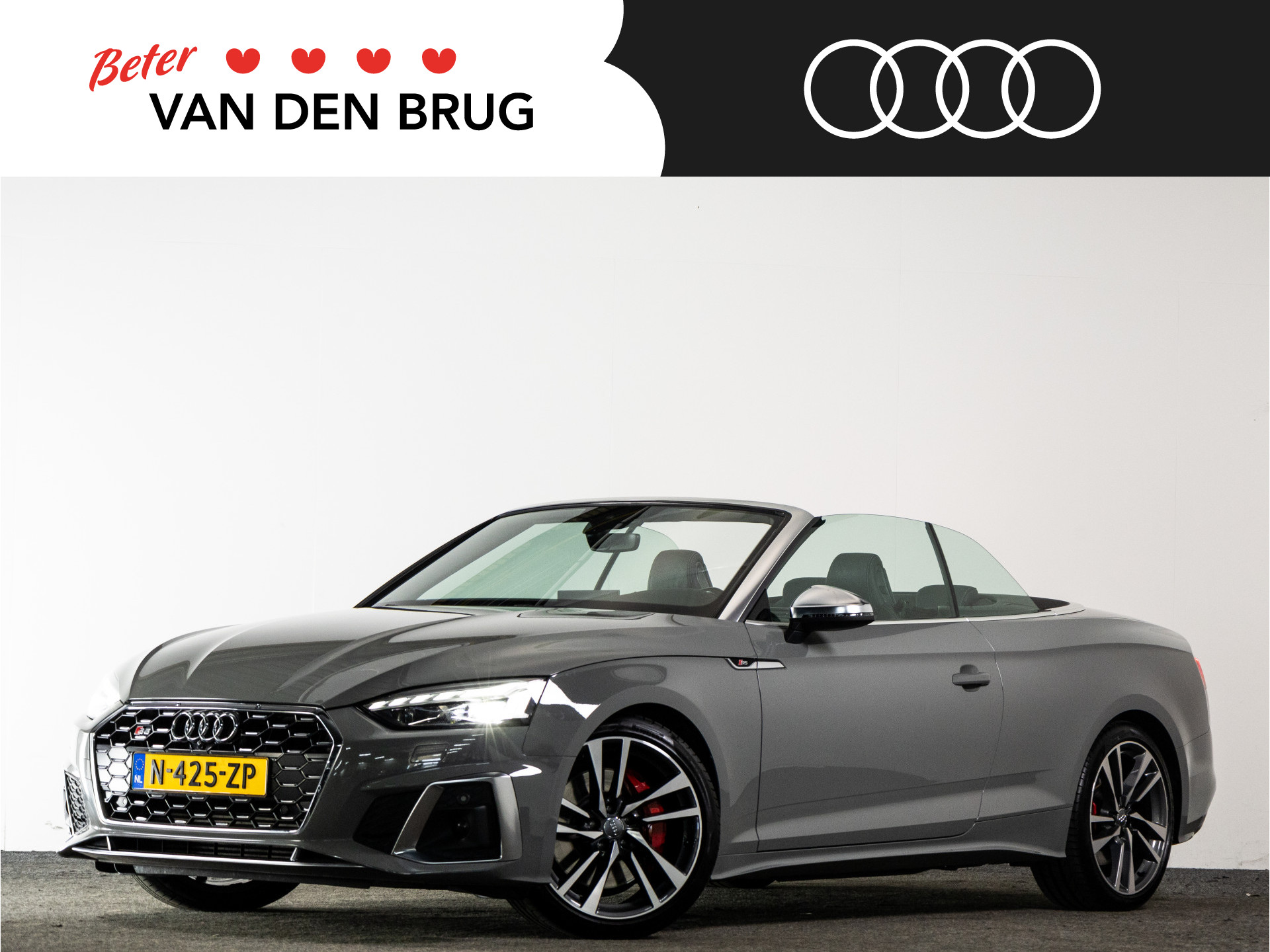 Audi S5 Cabriolet 3.0 TFSI 354 PK QUATTRO | LED-Matrix | Keyless | B&O | Camera | Elektr. Super sportstoelen |