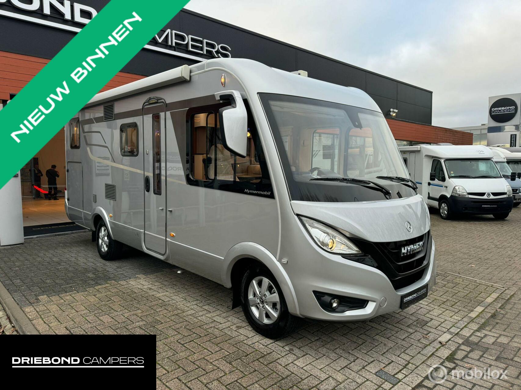 Hymer B580 MC Automaat Enkele Bedden Hefbed XXL Garage Silverline