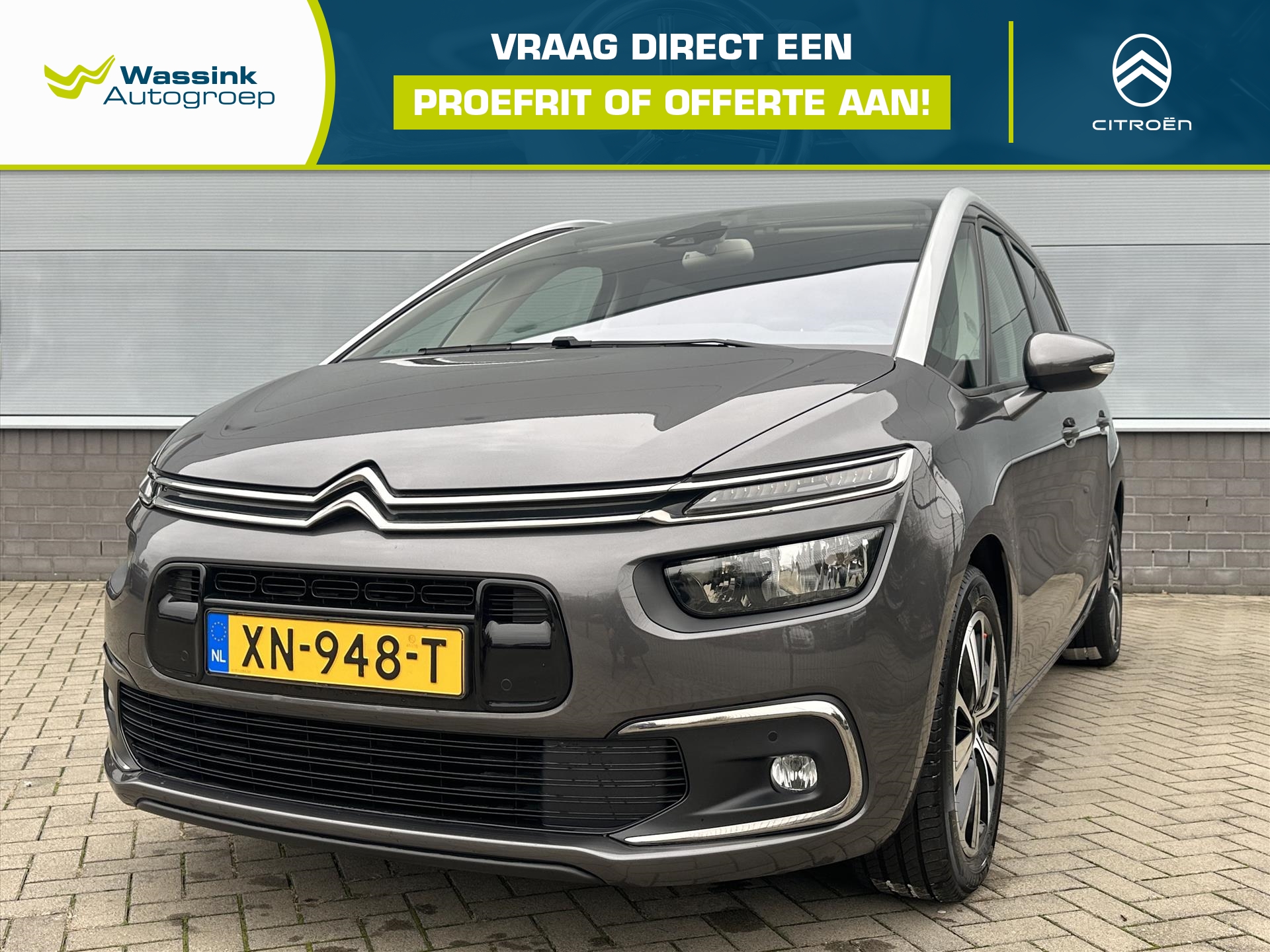 CITROEN C4 Spacetourer 1.2 PureTech 130pk  Business | Automaat | 7-Persoons | Navigatie | Apple Carplay