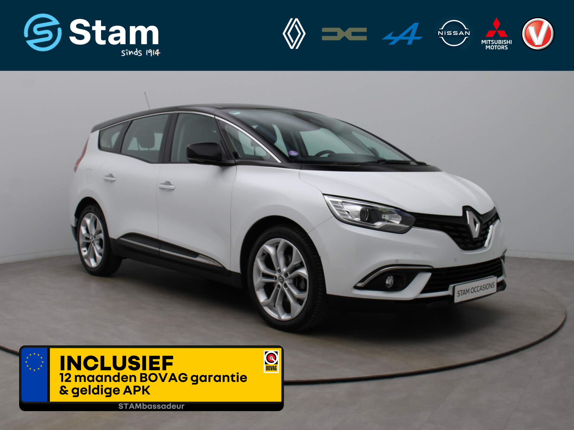 Renault Grand Scénic TCe 140pk Intens 7-PERS. EDC/AUTOMAAT Climate | Carplay | Navi | Parksens. v+a