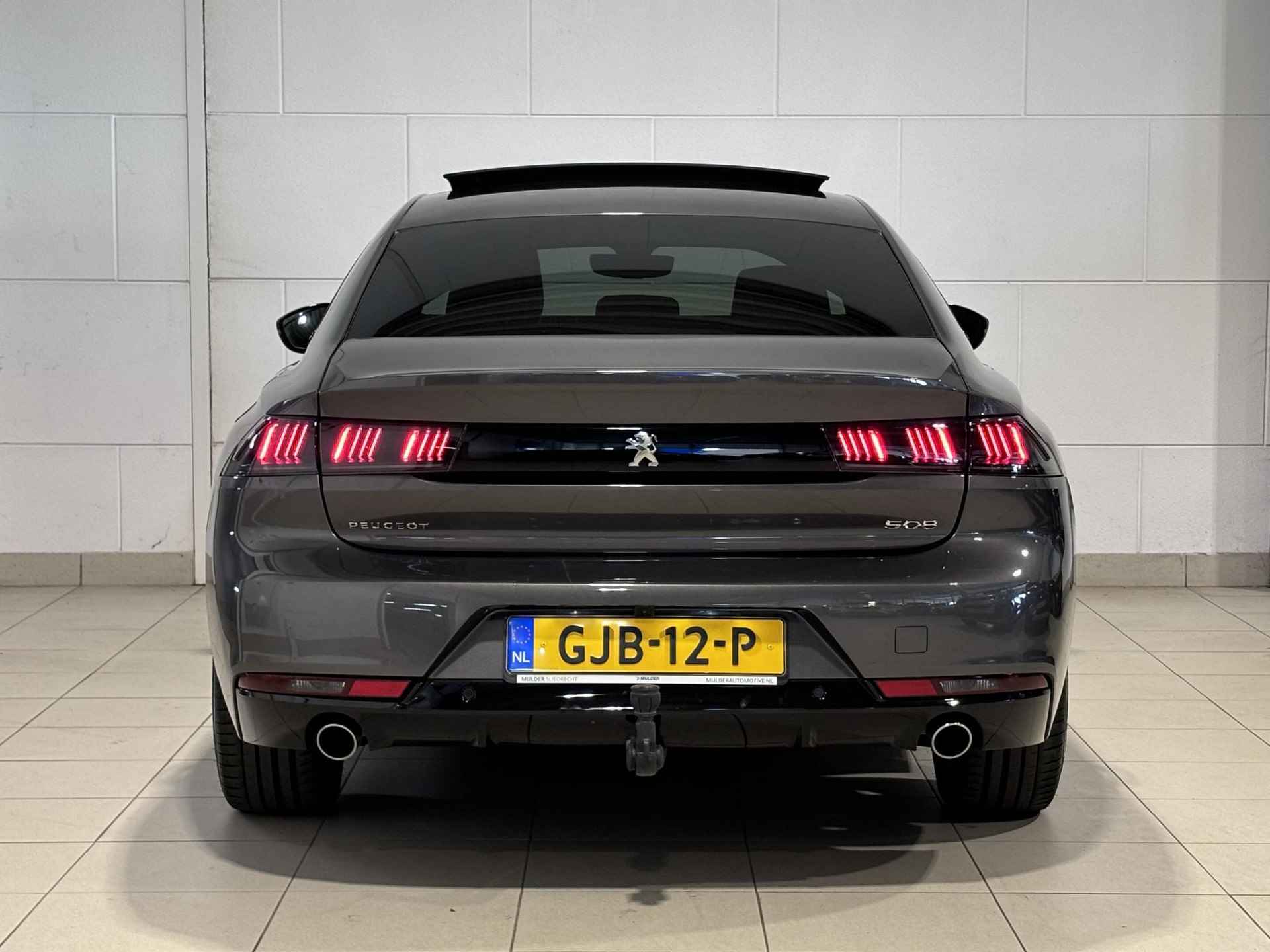 Peugeot 508 Berline GT Pack Business 1.6 PHEV HYbrid 225pk e-EAT8 AUTOMAAT | FULL-OPTIONS! | NAPPA LEDER | SCHUIF/KANTELDAK | TREKHAAK | NIGHTVISION | 360° CAMERA - 8/79