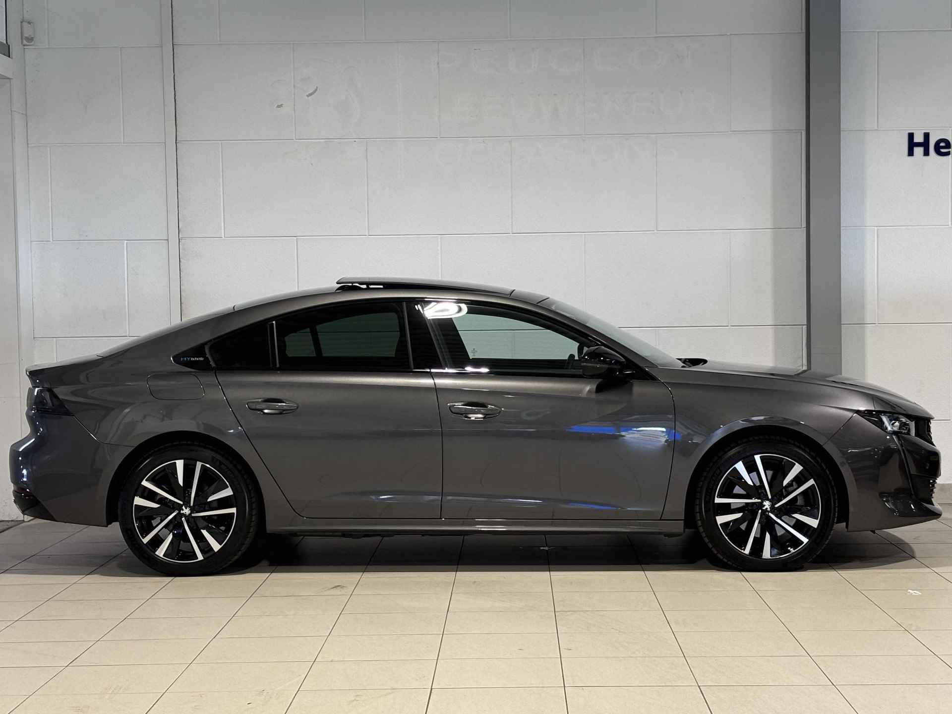 Peugeot 508 Berline GT Pack Business 1.6 PHEV HYbrid 225pk e-EAT8 AUTOMAAT | FULL-OPTIONS! | NAPPA LEDER | SCHUIF/KANTELDAK | TREKHAAK | NIGHTVISION | 360° CAMERA - 12/79