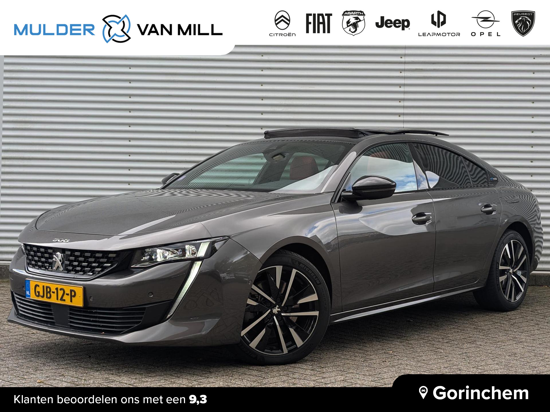 Peugeot 508 Berline GT Pack Business 1.6 PHEV HYbrid 225pk e-EAT8 AUTOMAAT | FULL-OPTIONS! | NAPPA LEDER | SCHUIF/KANTELDAK | TREKHAAK | NIGHTVISION | 360° CAMERA