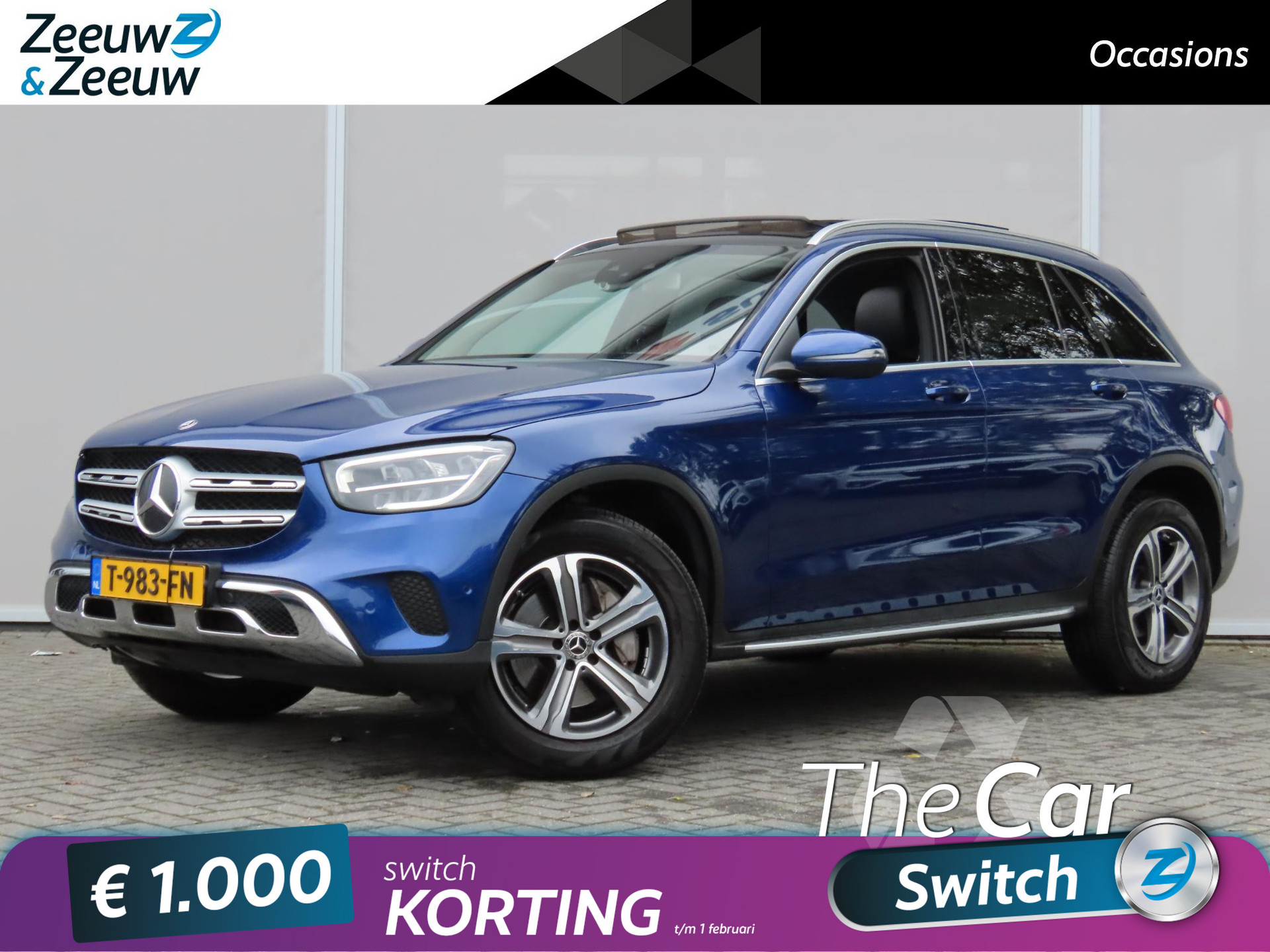 Mercedes-Benz GLC-klasse 200 4MATIC Business Solution | Schuif/kanteldak | Camera | Navigatie | Leder |