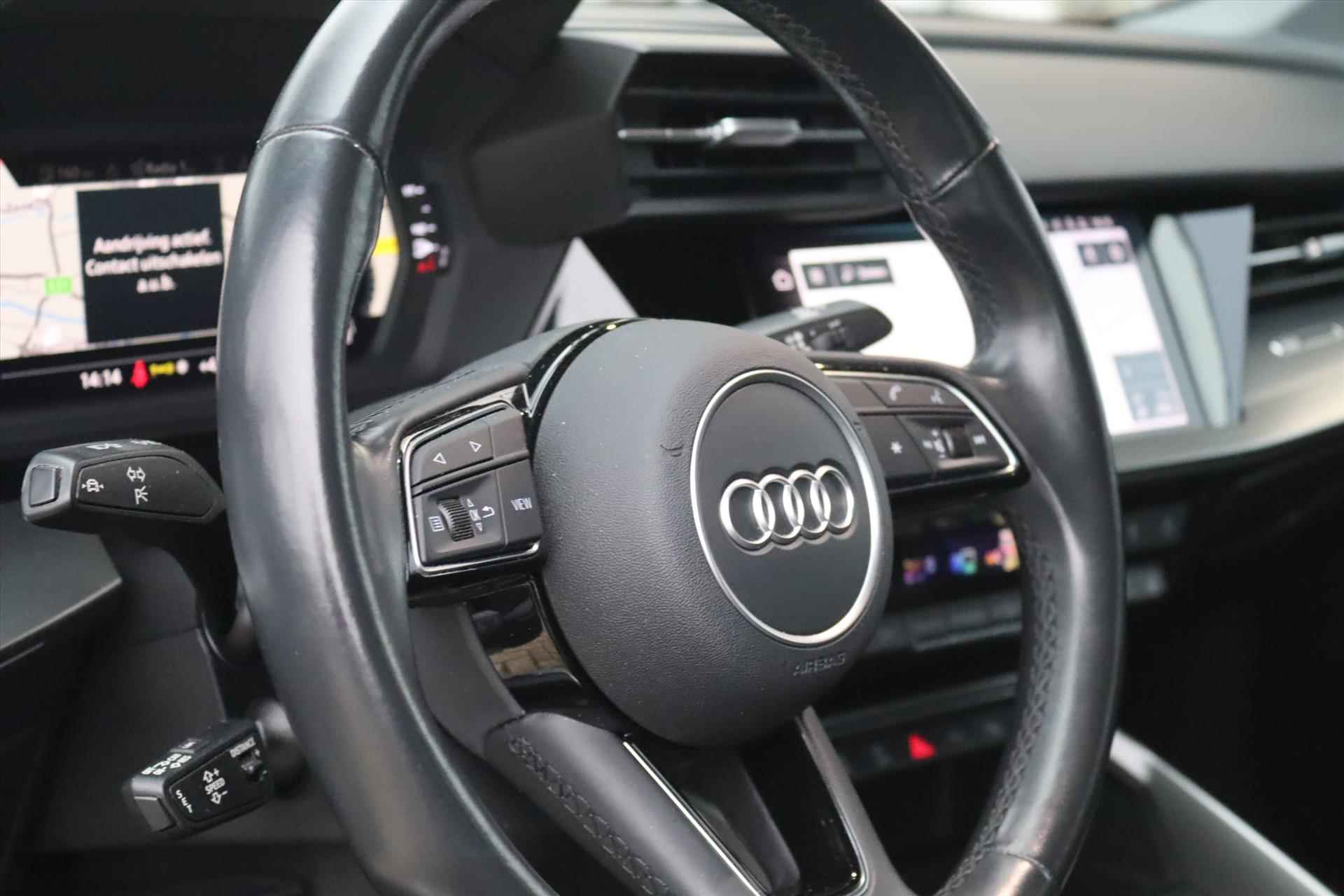 Audi A3 Limousine 35TFSI 150PK  AUTOMAAT BUSINESS E.D. Trekhaak | Navi | Adapt.Cruise | NL Auto | Virtual Cockpit | Camera | 18 Inch Lm | - 16/57