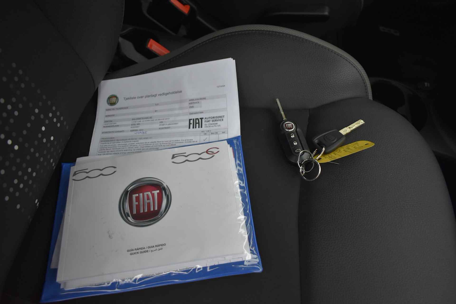 fiat 500 cabrio  Connect hybride - 36/36