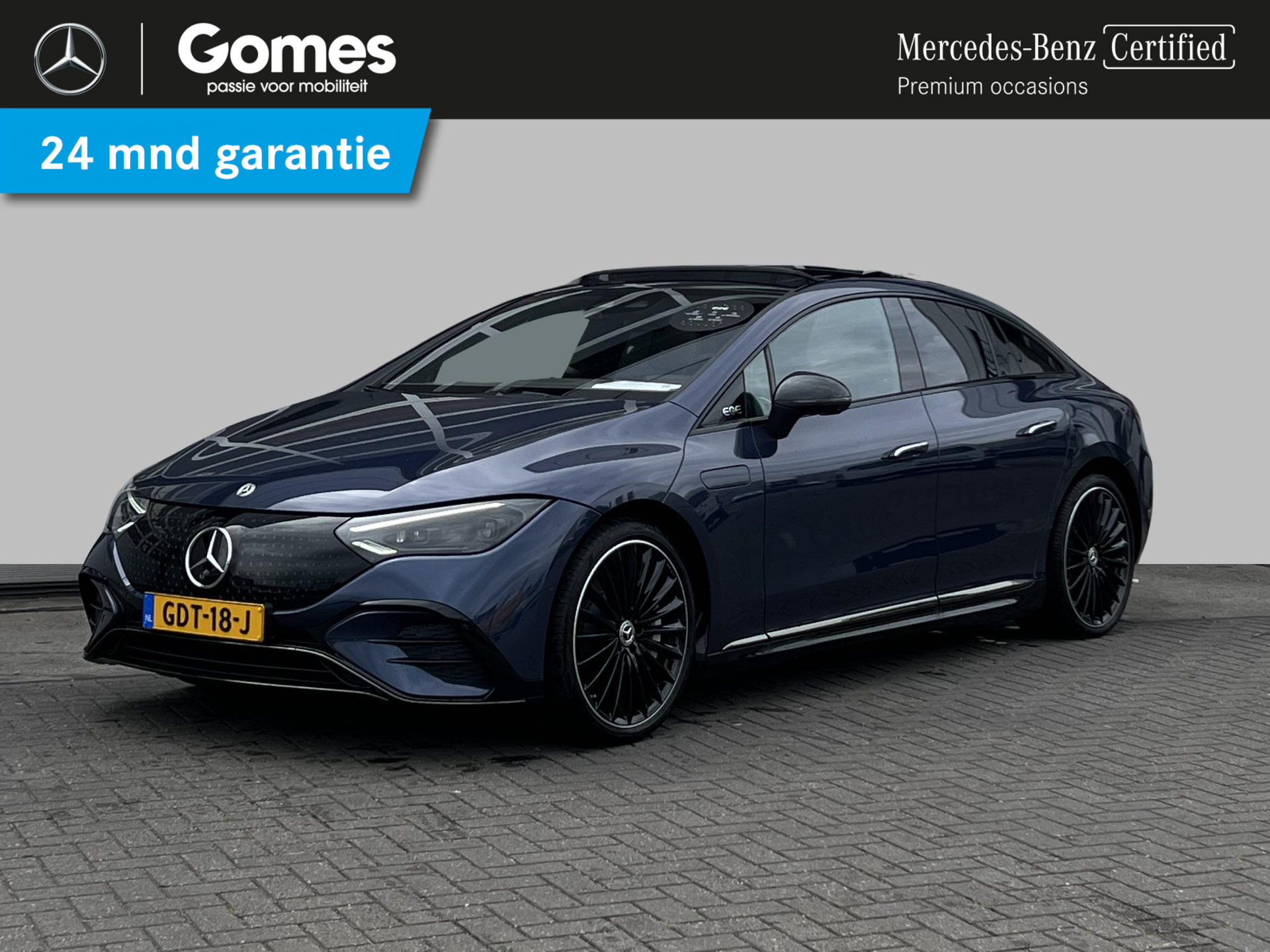 Mercedes-Benz EQE 350 AMG Line | Premium Pakket | Night Pakket | Rijassistentiepakket Plus | Panoramadak | AIRMATIC | DIGITAL LIGHT | Burmester® 3D Surround | 360° Camera | Apple CarPlay | Android Auto | Showmodel