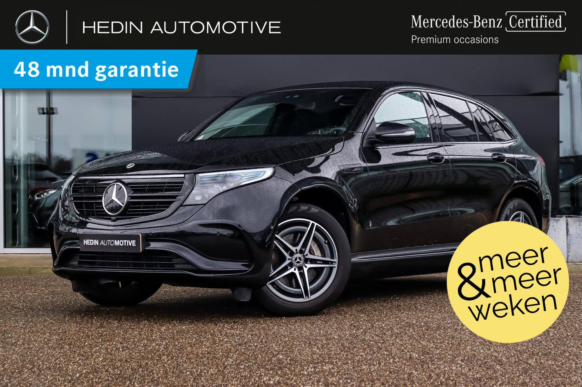 Mercedes-Benz EQC EQC 400 4MATIC AMG Line | Multibeam LED | Advanced Sound System | Sfeerverlichting | 360° Camera | Stoelverwarming | Spiegelpakket | 1e Eigenaar