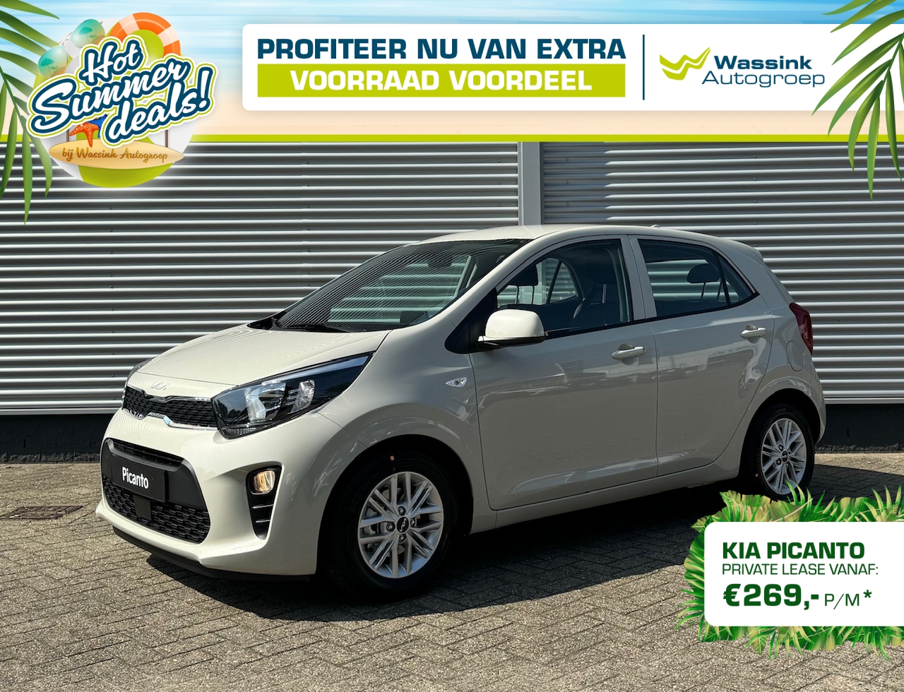 Kia Picanto 1.0 DPi 67pk 4-zits DynamicLine | Apple Carplay/Android Auto | Airco | Lichtmetalen Velgen |