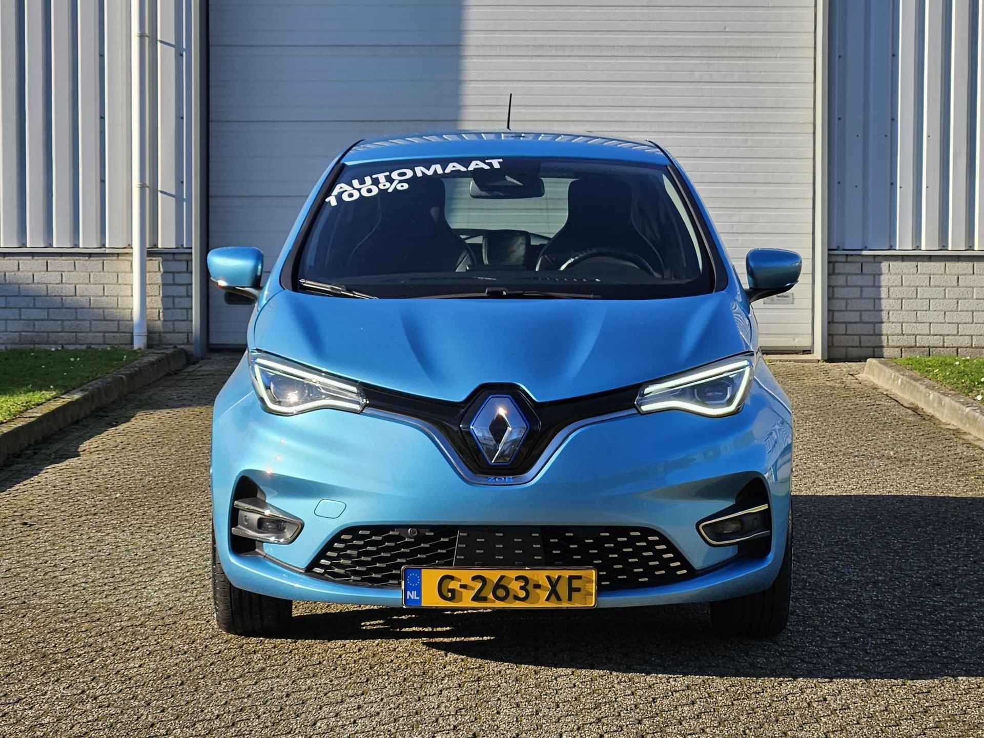 Renault ZOE R135 Intens Business 52 kWh / Koop Accu / CCS SnelLaden + 3 Fase Laden / Achteruitrijcamera / Stoel & Stuurverwarming / Navigatie / Apple Carplay & Android Auto / - 35/44