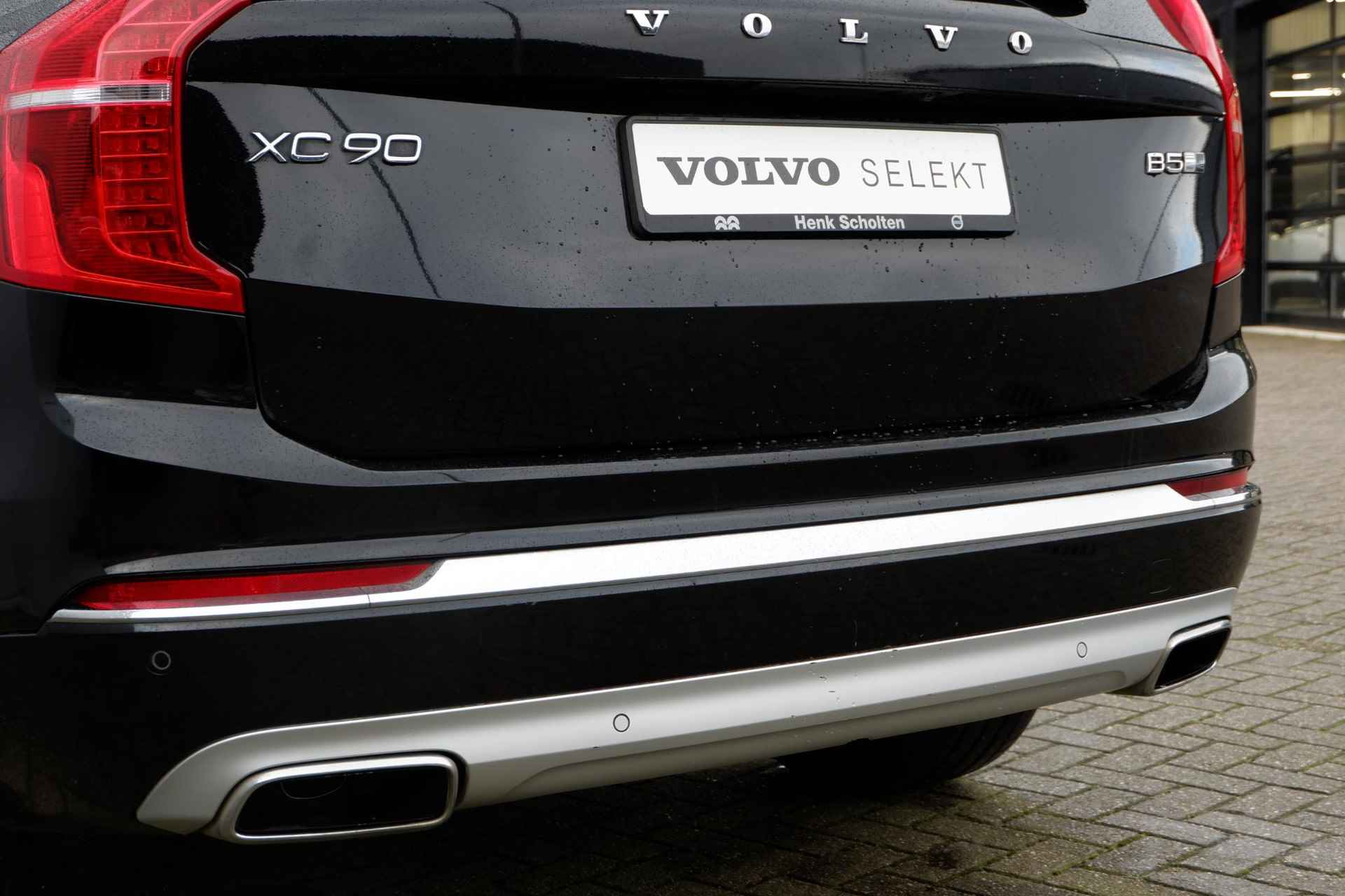 Volvo XC90 B5 AWD AUT8 235PK Inscription Intro Edition, BTW Auto, Adaptieve Cruise Control met Pilot Assist, BLIS Dodehoekdetectie, Elektrisch bedienbaarglazen panoramisch schuif-/kanteldak, Luchtvering, Voorstoelen met verwarming, ventilatie en massagefunctie, Stuurwielverwarming, standkachel, Harman Kardon audio - 47/54