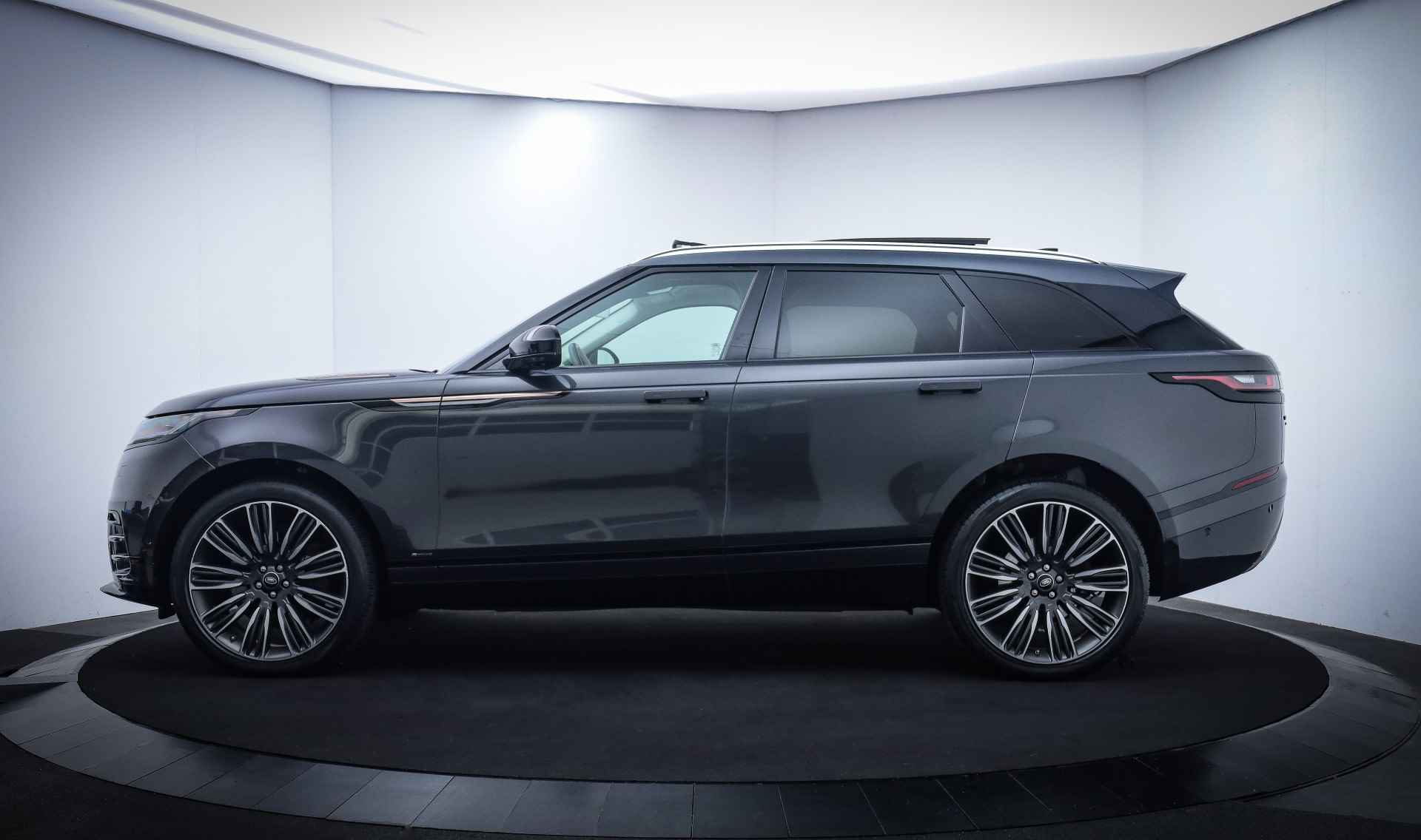 Land Rover Range Rover Velar 3.0V6 P400 R-Dyn. HSE 1e eig. PANO/MERIDIAN/360 CAM/MEMORY/ACC/NAVI/CARPLAY/STOELVERW+VENT./BLINDSPOT/ELEK TREKHAAK/LMV 22'' - 14/34