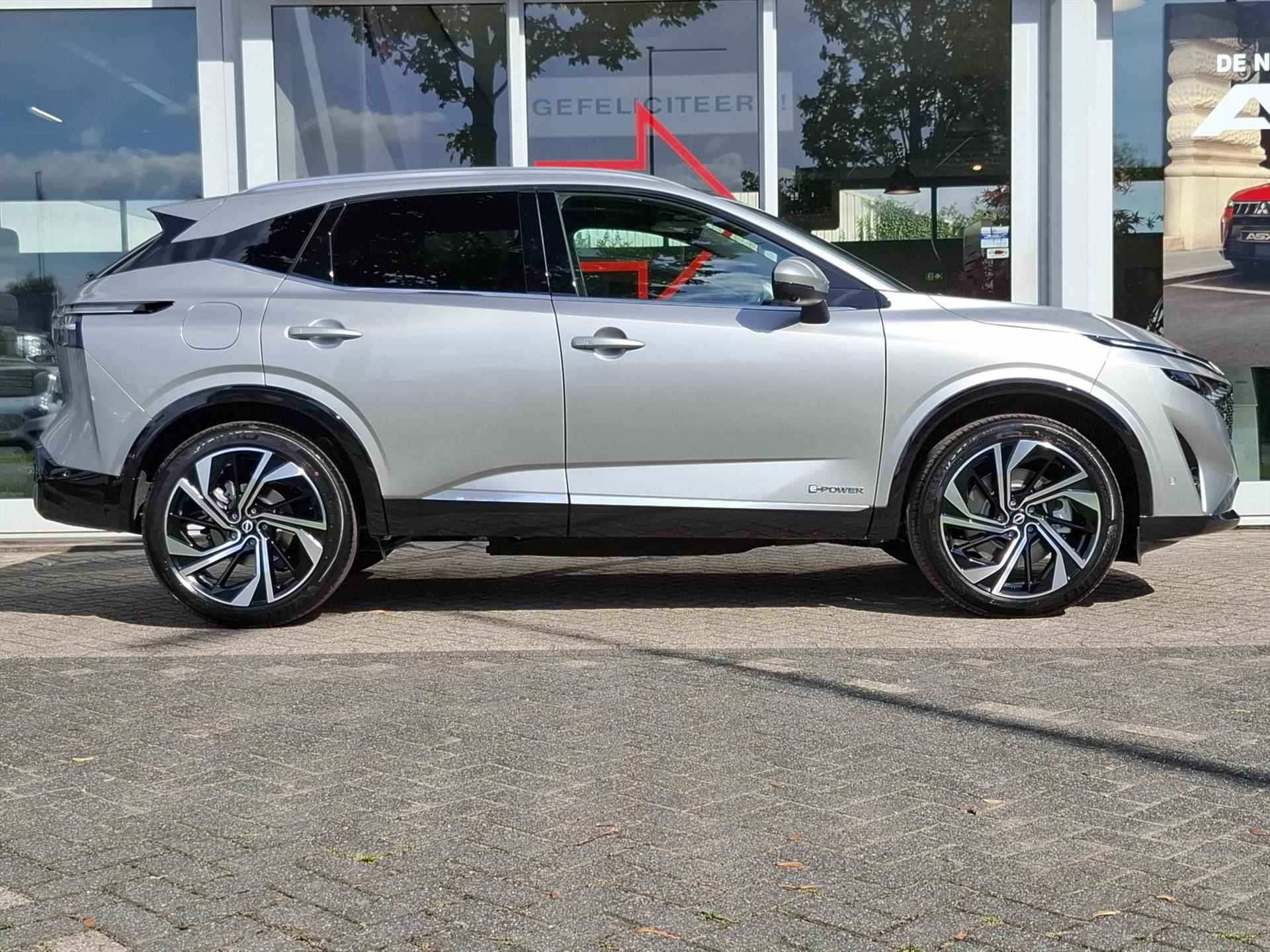 Nissan Qashqai E-power 190pk Tekna Plus | NIEUW | Leder | Head-Up | Adaptive cruise | 20inch | Bose sound | Navigatie | App connect - 19/40