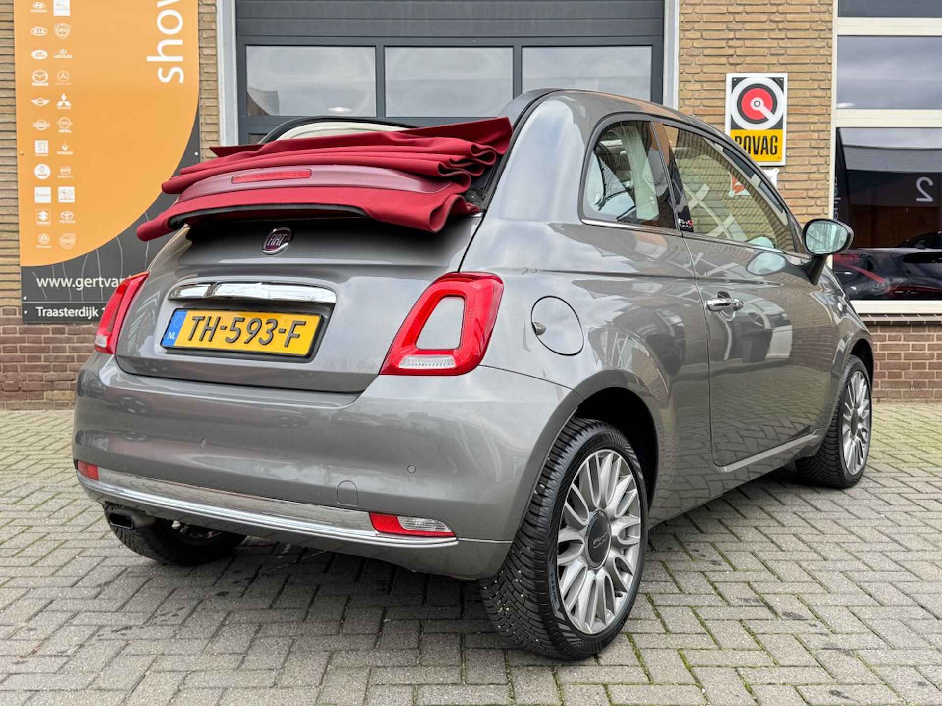 FIAT 500c CABRIO TWINAIR TURBO LOUNGE NAVI/CRUISE/LED/52.000 KM/NL-AUTO - 18/39