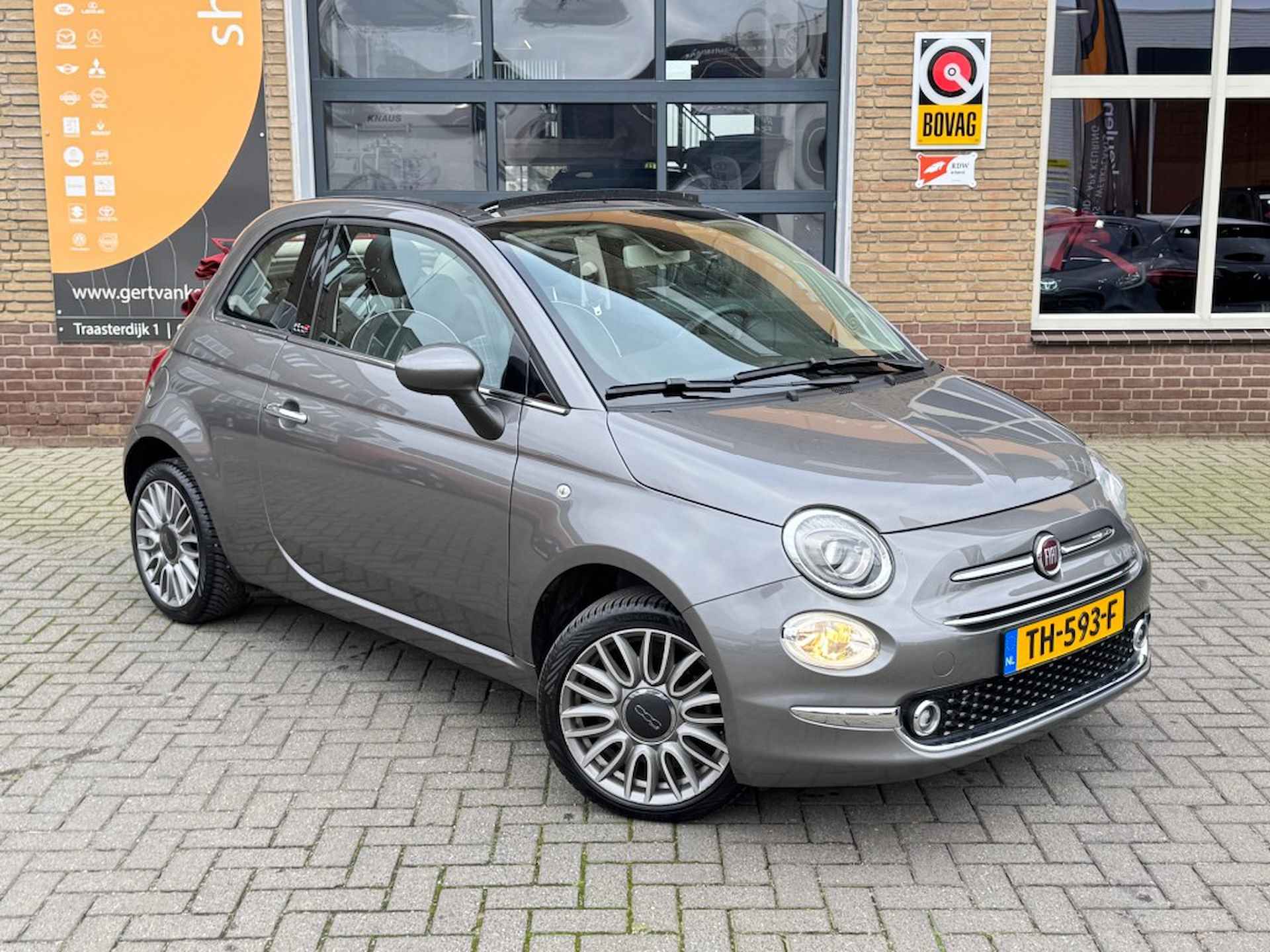 FIAT 500c CABRIO TWINAIR TURBO LOUNGE NAVI/CRUISE/LED/52.000 KM/NL-AUTO - 39/39